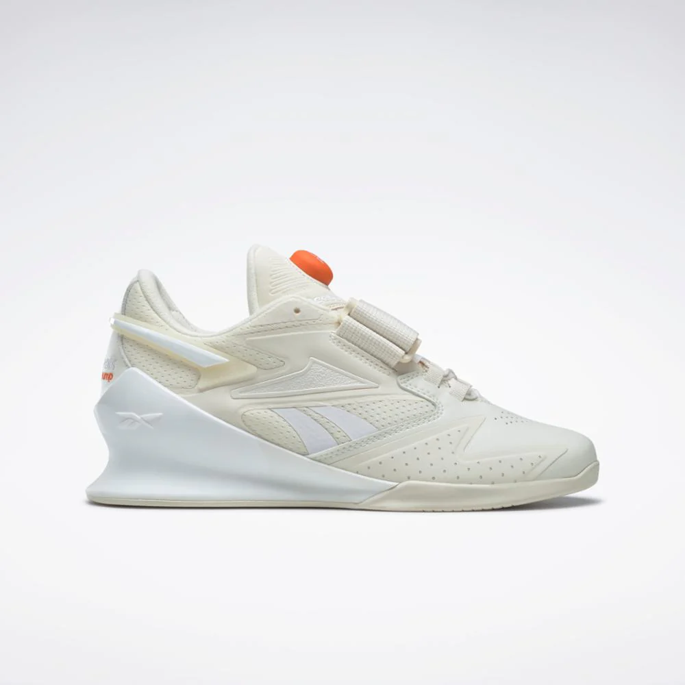 Reebok Footwear Women Legacy Lifter III Shoes CLAWHT/FTWWHT/SMAORA