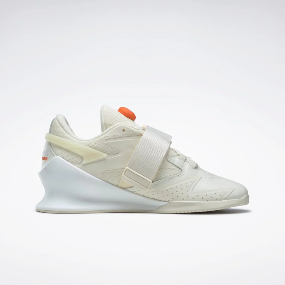 Reebok Footwear Women Legacy Lifter III Shoes CLAWHT/FTWWHT/SMAORA - Image 2