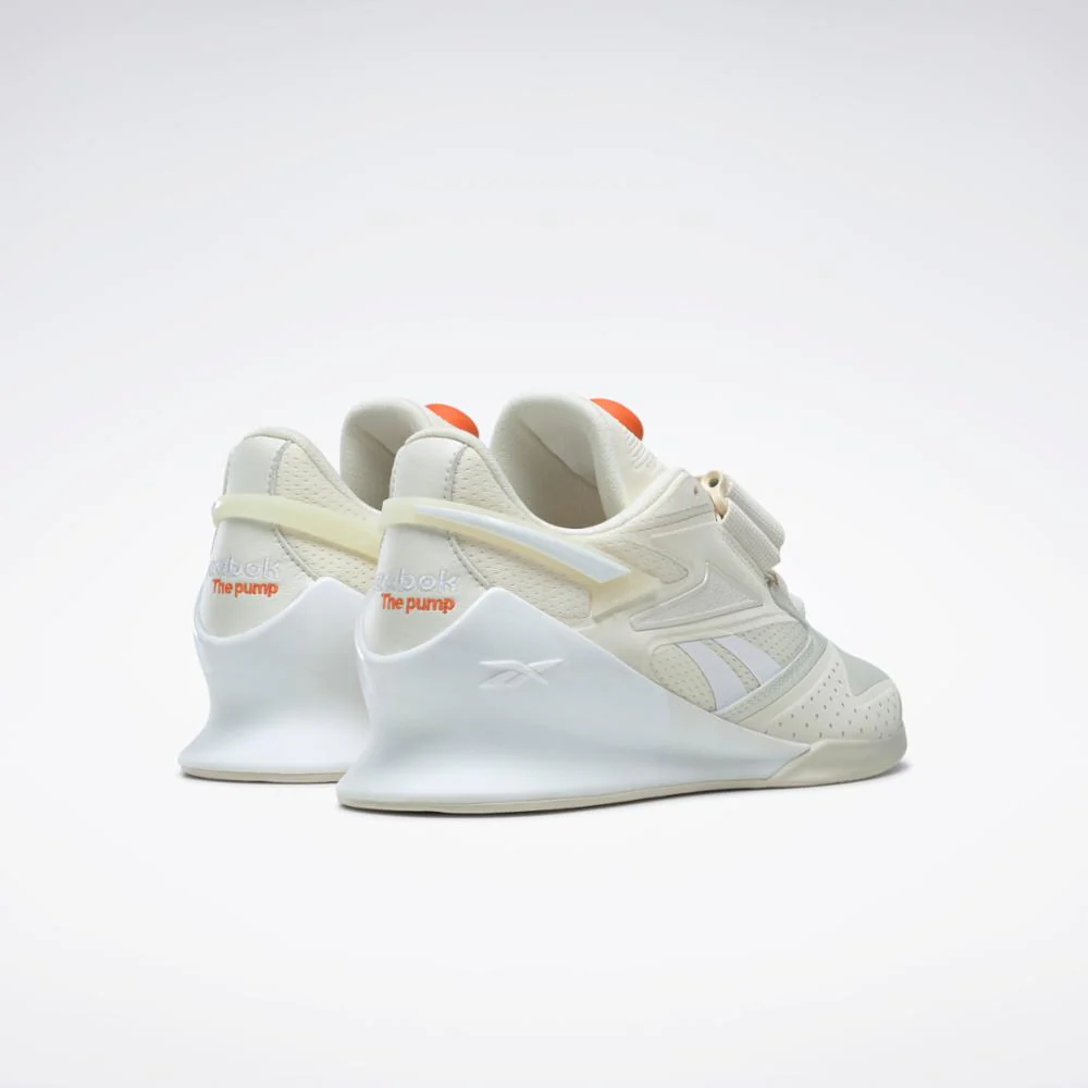 Reebok Footwear Women Legacy Lifter III Shoes CLAWHT/FTWWHT/SMAORA - Image 4