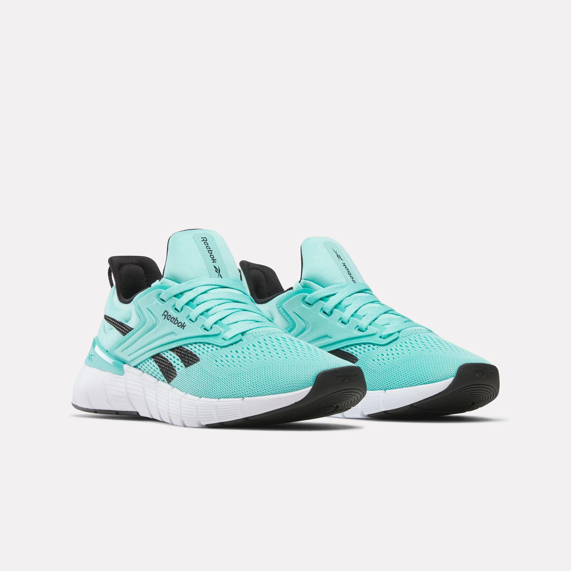 Reebok Footwear Women Nano Gym Shoes BLACK/FTWR WHITE/AI AQUA - Image 2