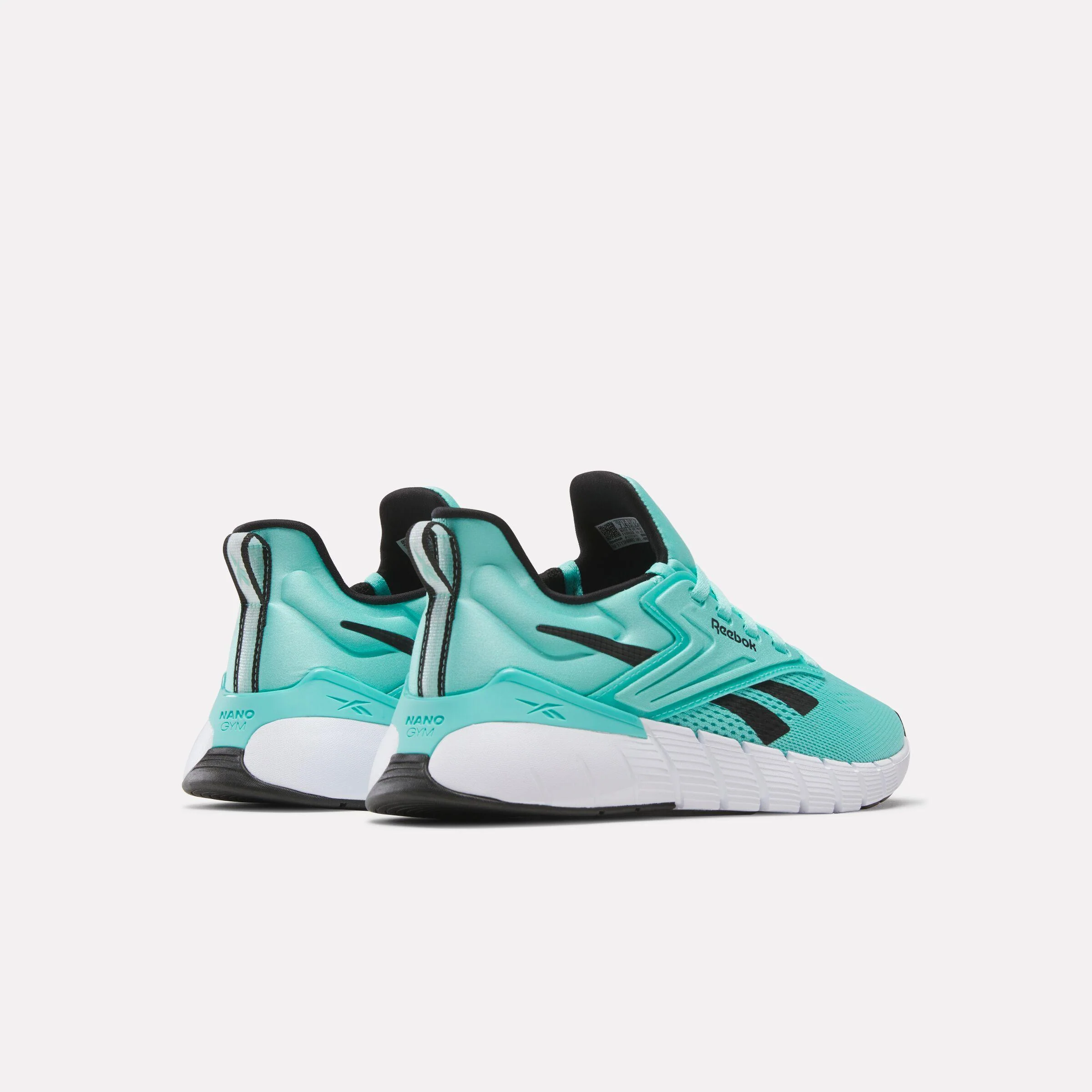 Reebok Footwear Women Nano Gym Shoes BLACK/FTWR WHITE/AI AQUA - Image 3