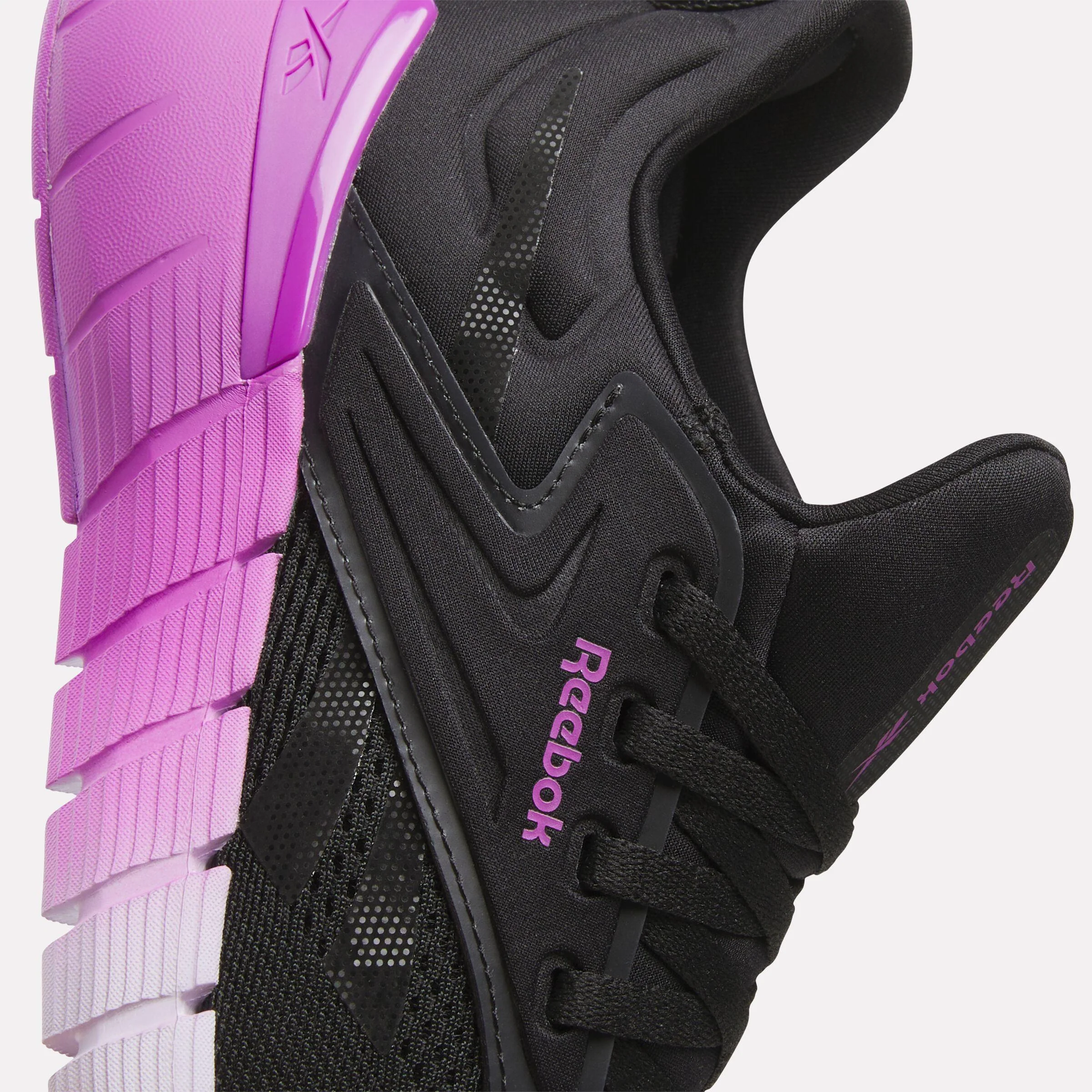Reebok Footwear Women Nano Gym Shoes BLACK/PURPLE RAVE/DIGITAL GLEA - Image 8