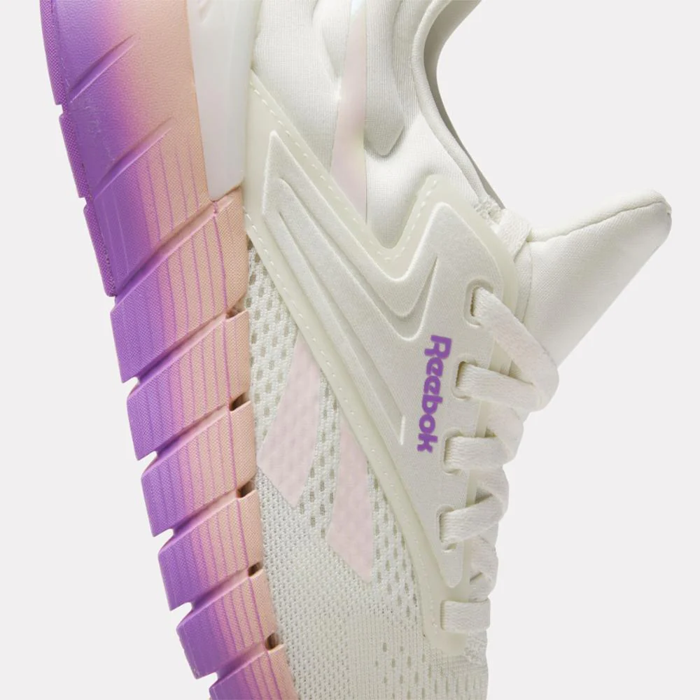 Reebok Footwear Women Nano Gym Shoes CHALK/WASHED CLAY/DGTL PURPLE - Image 6