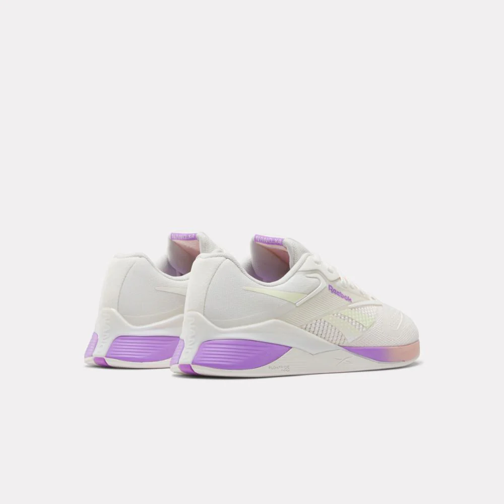 Reebok Footwear Women NANO X4 Training Shoes CHALK/WASHED CLAY/DGTL PURPLE - Image 3