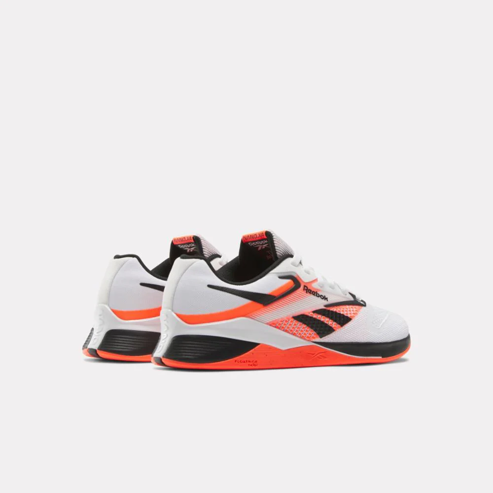 Reebok Footwear Women NANO X4 Women's Training Shoes FTWWHT/BLACK/ORGFLA - Image 3