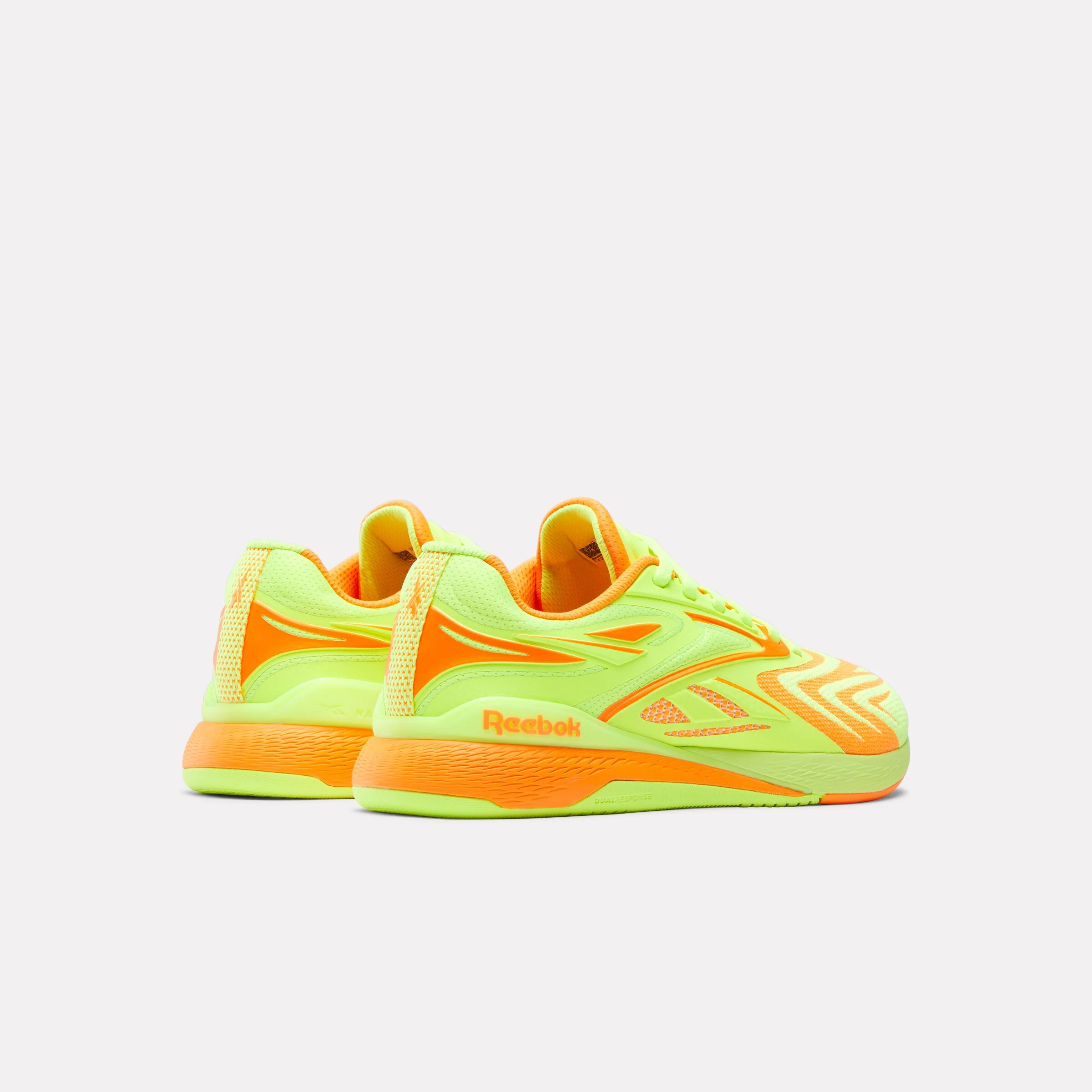 REEBOK FOOTWEAR WOMEN Nano X5 Edge Training Shoes DIGITAL LIME/ATOMIC TANGERINE - Image 3
