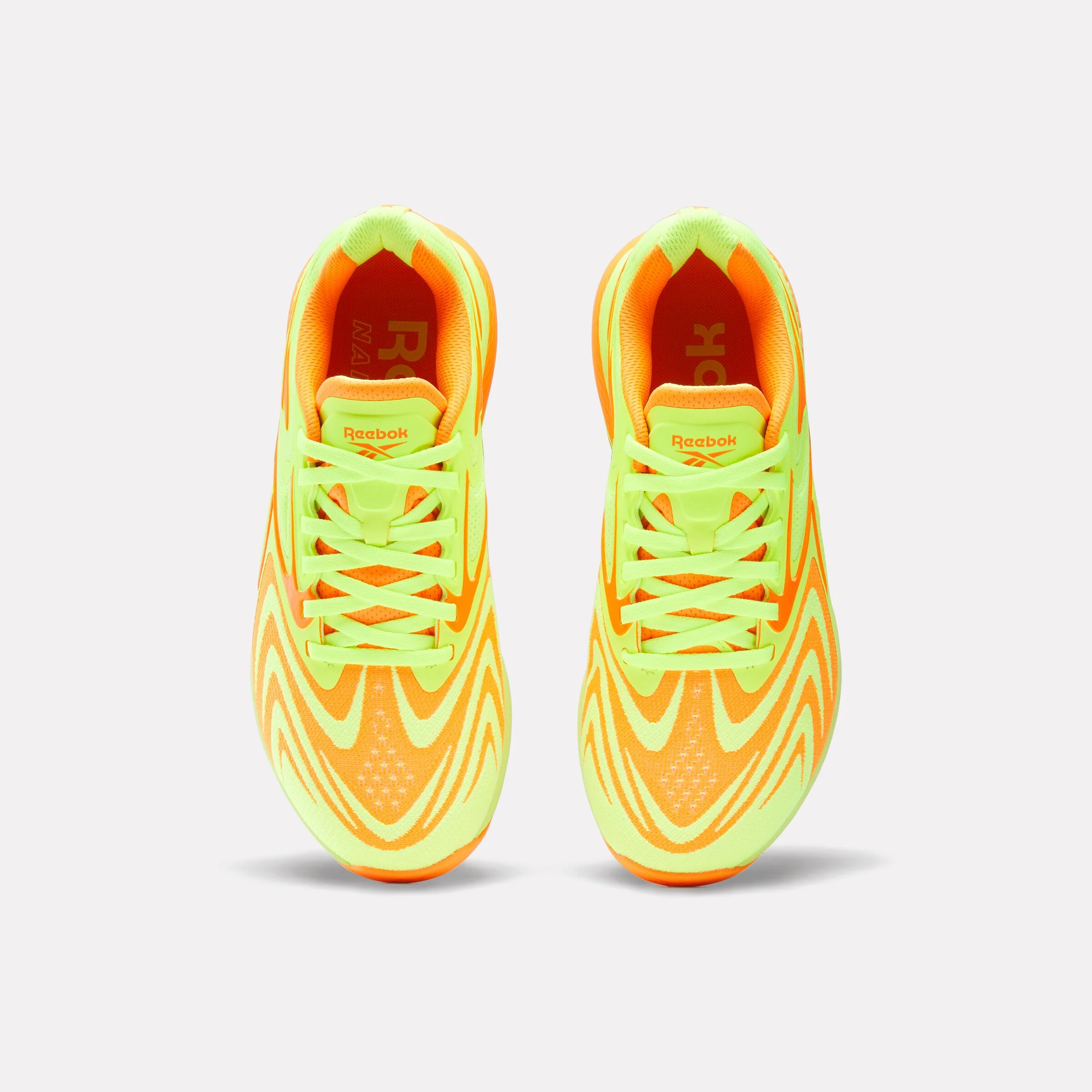 REEBOK FOOTWEAR WOMEN Nano X5 Edge Training Shoes DIGITAL LIME/ATOMIC TANGERINE - Image 5