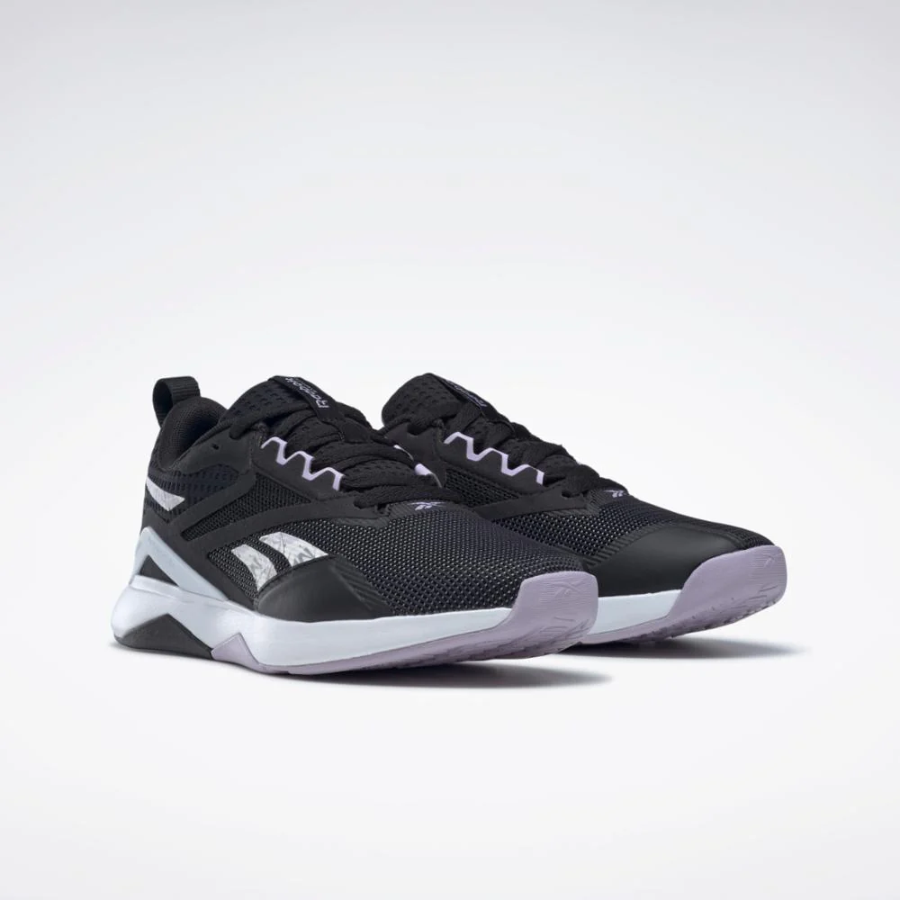 Reebok Footwear Women NANOFLEX TR 2.0 CBLACK/FTWWHT/PUROAS - Image 3