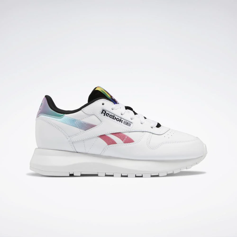Reebok Footwear Women Nao Serati Classic Leather SP Women's Shoes FTWWHT/PREPUR/CBLACK