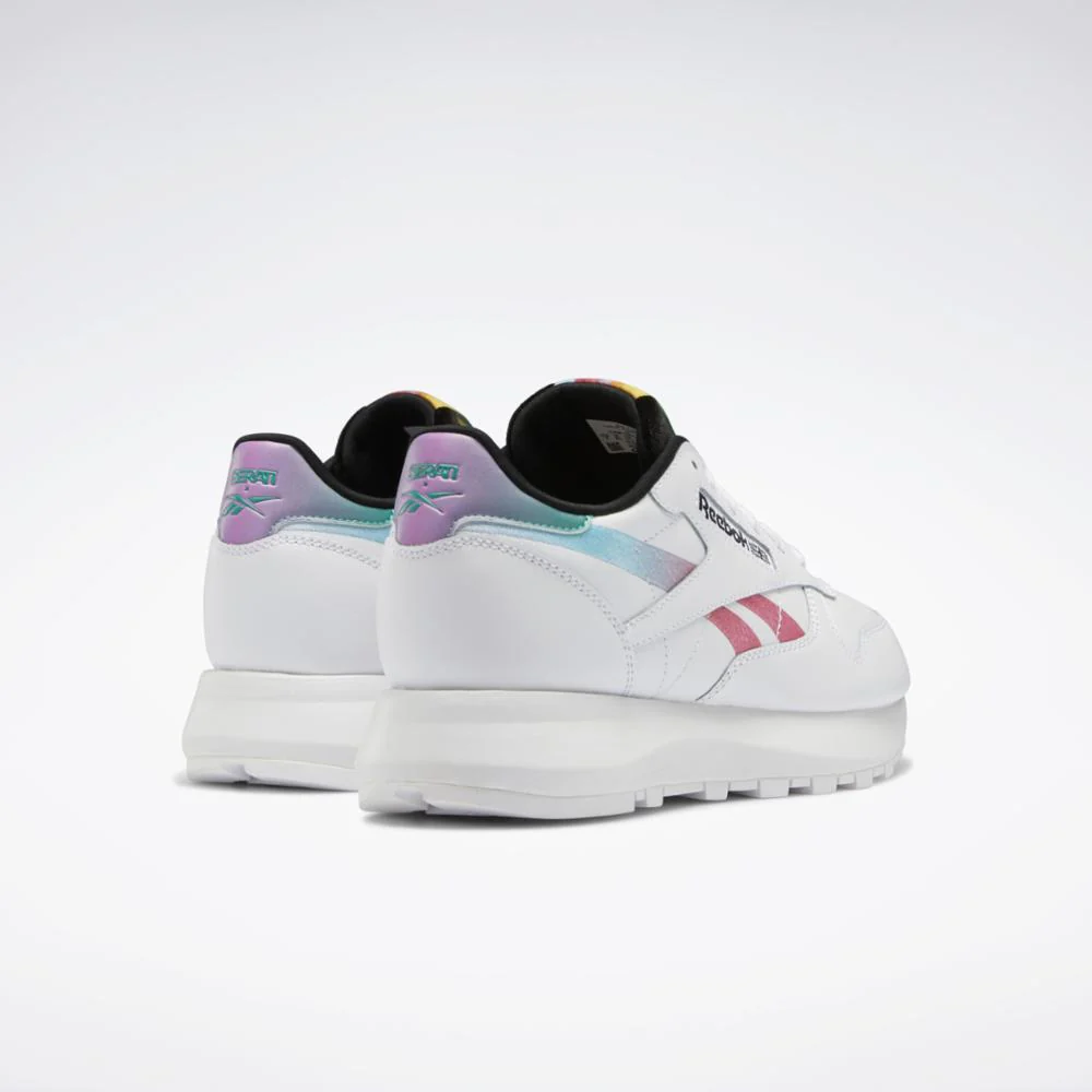 Reebok Footwear Women Nao Serati Classic Leather SP Women's Shoes FTWWHT/PREPUR/CBLACK - Image 4