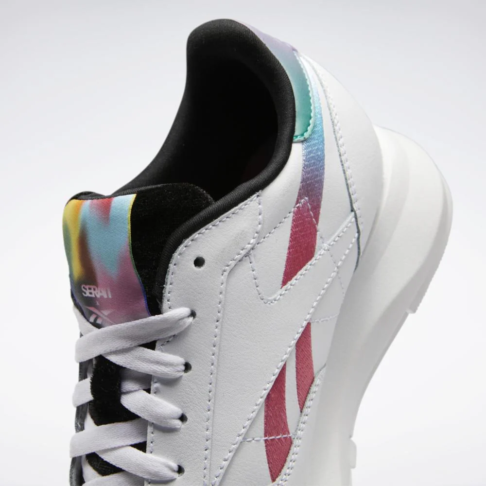 Reebok Footwear Women Nao Serati Classic Leather SP Women's Shoes FTWWHT/PREPUR/CBLACK - Image 7