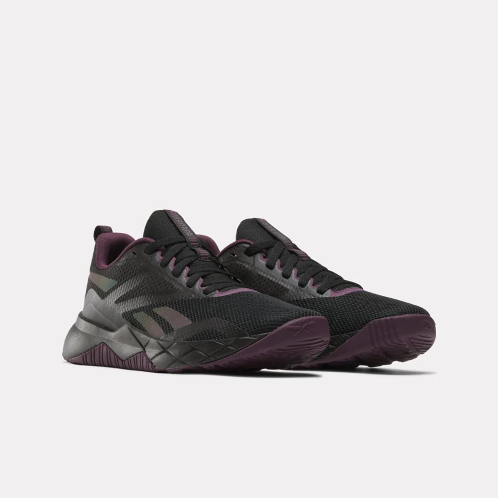 Reebok Footwear Women NFX Training Shoes BLACK/MIDNIGHT PLUM/FOOTWEAR W - Image 2