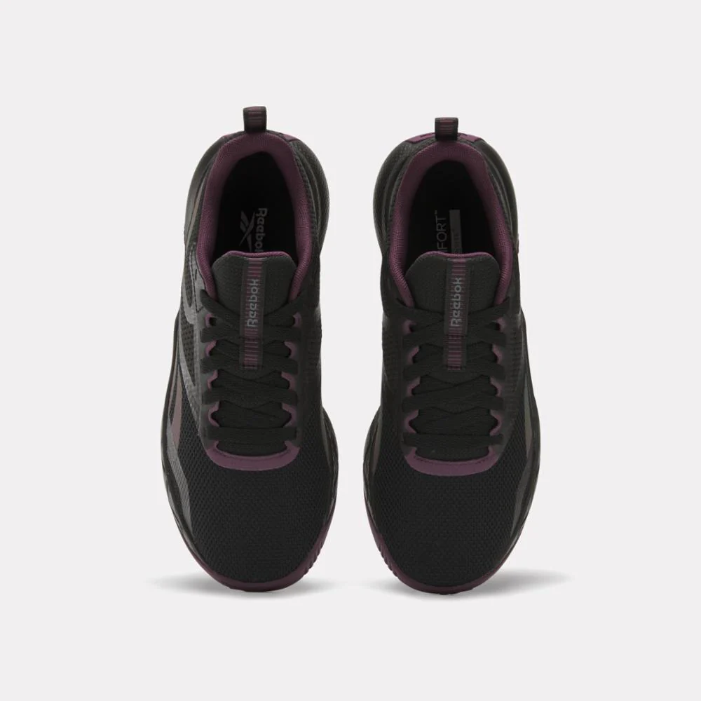Reebok Footwear Women NFX Training Shoes BLACK/MIDNIGHT PLUM/FOOTWEAR W - Image 5