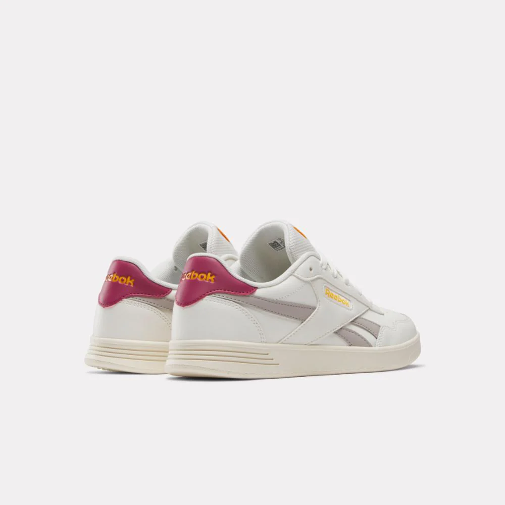 Reebok Footwear Women Reebok Court Advance Shoes CHALK/SCORCHEDEARTH/HOOPRED - Image 3