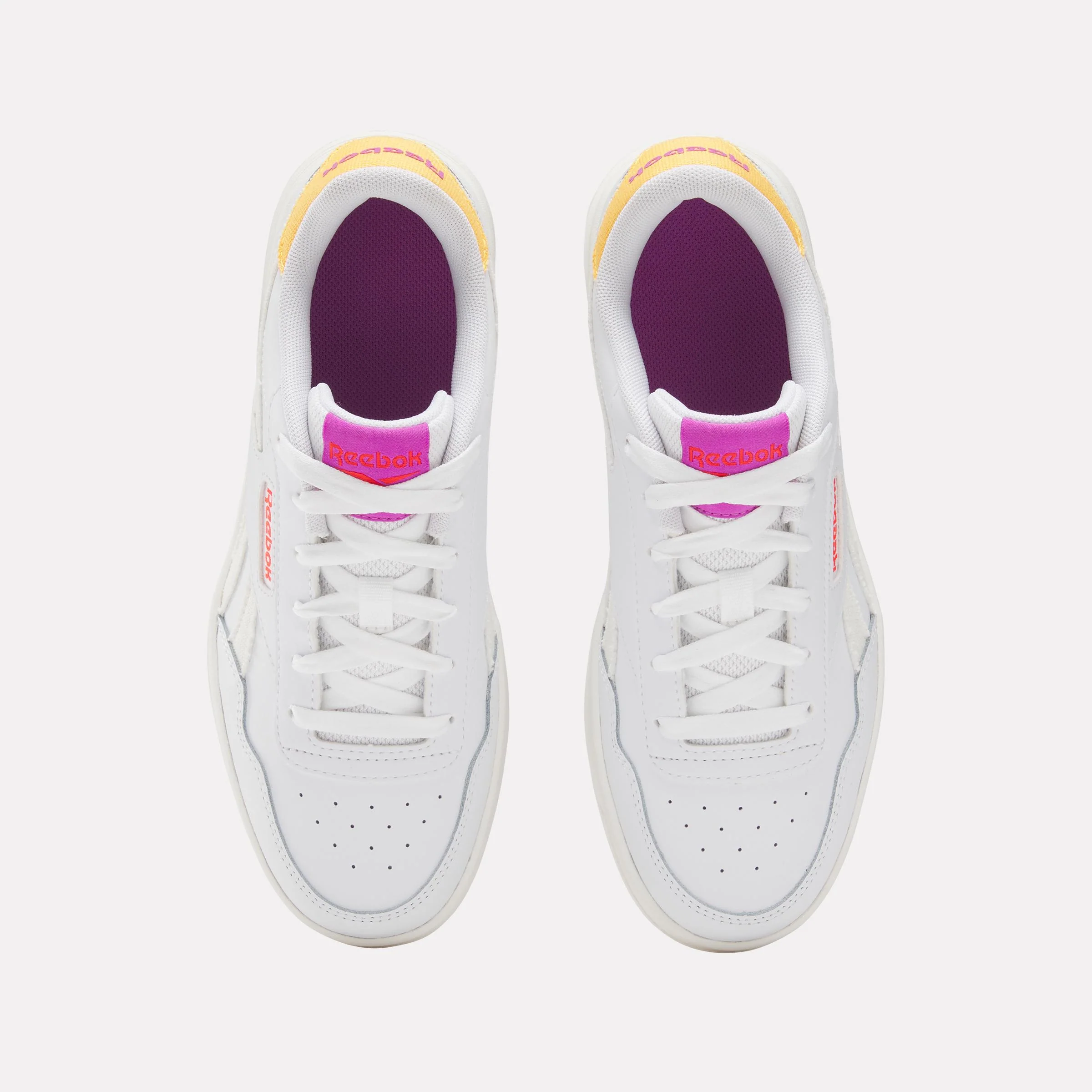Reebok Footwear Women Reebok Court Advance Shoes FTWRWHITE/CHALK/PURPLERAVE - Image 4