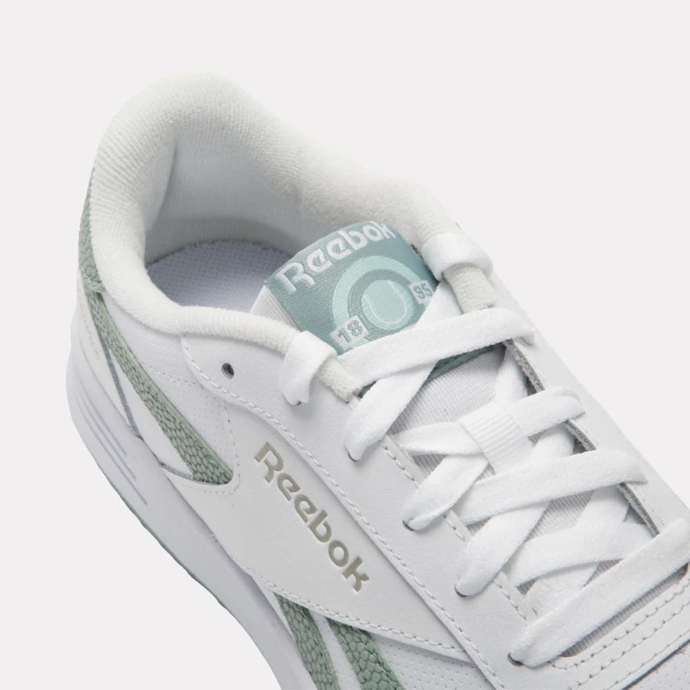 Reebok Footwear Women Reebok Court Advance Shoes WHITE/GREEN/CHALK - Image 7