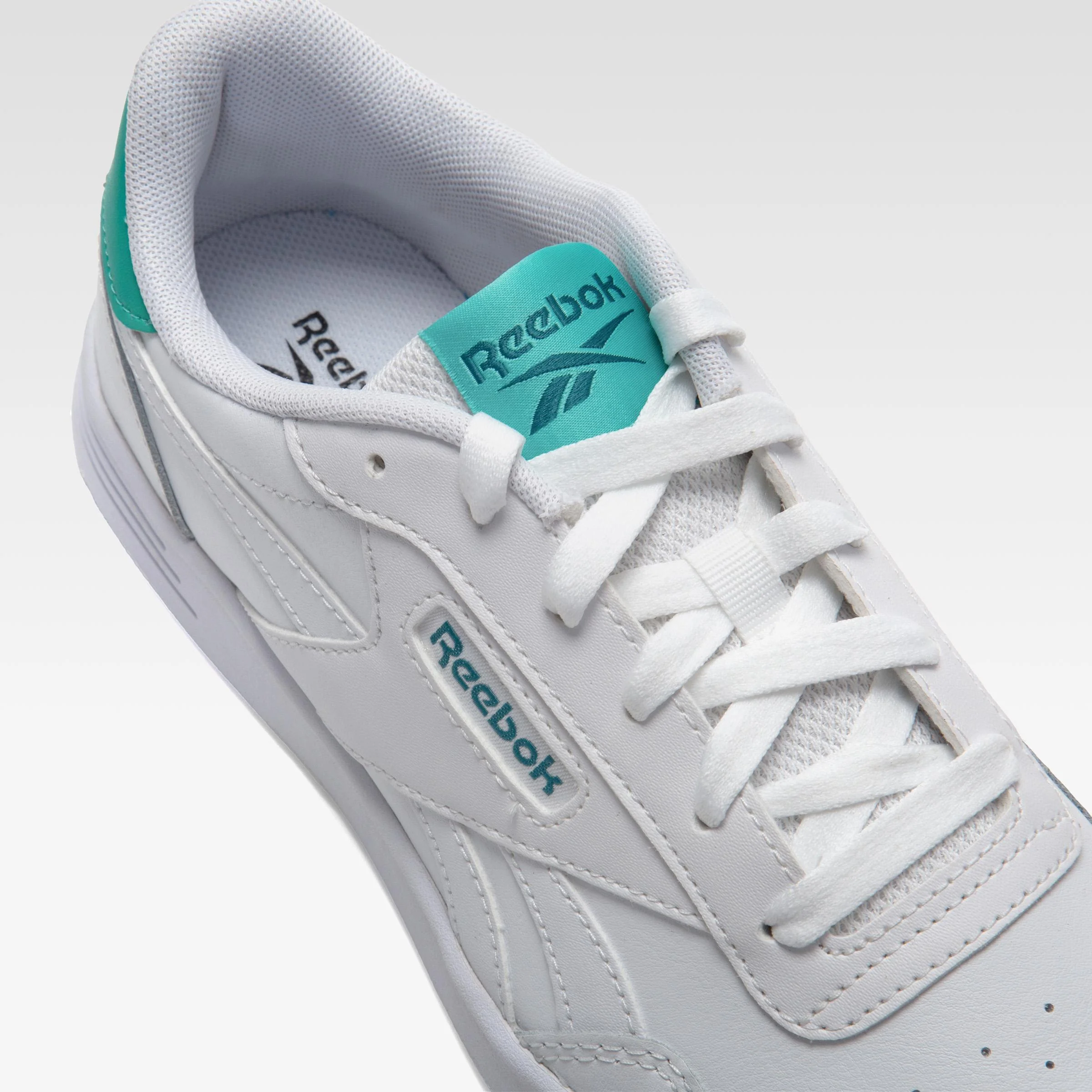 Reebok Footwear Women Reebok Court Advance Women's Shoes WHITE/WHITE/UNLEASHEDGREEN - Image 7