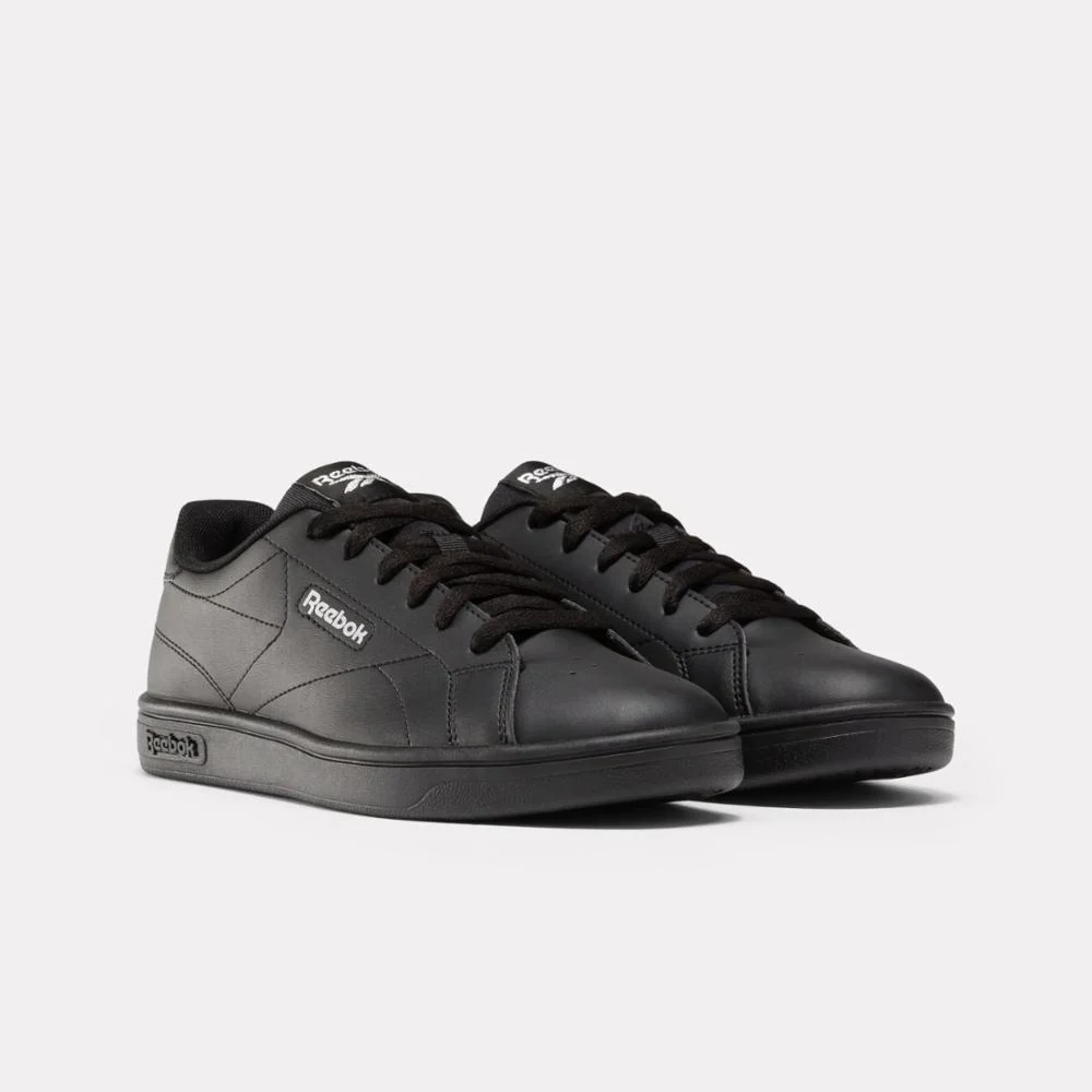 Reebok Footwear Women Court Clean Shoes BLACK/SILVMT/BLACK - Image 2