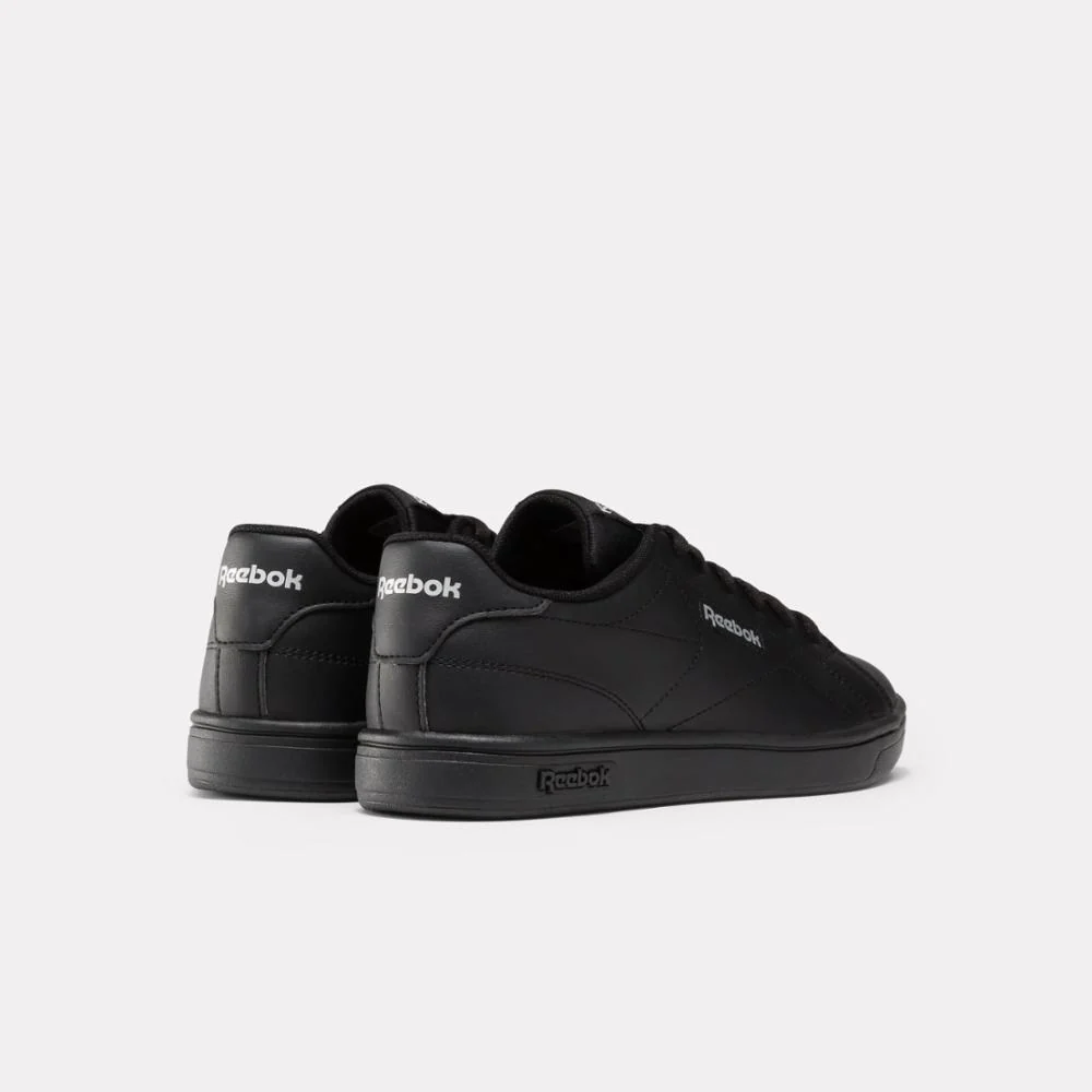Reebok Footwear Women Court Clean Shoes BLACK/SILVMT/BLACK - Image 3
