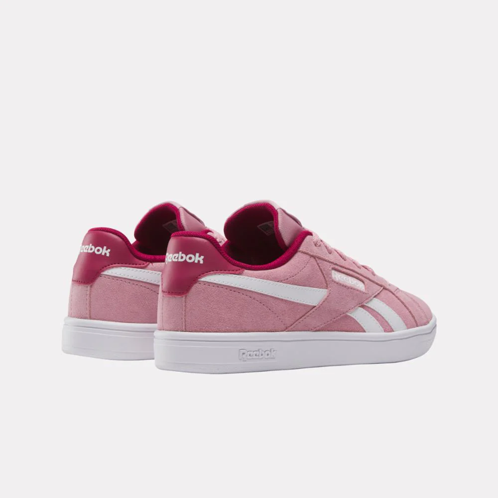 Reebok Footwear Women Reebok Court Retro Shoes DUSTYROSE/VERRYBERRY/WHITE - Image 3