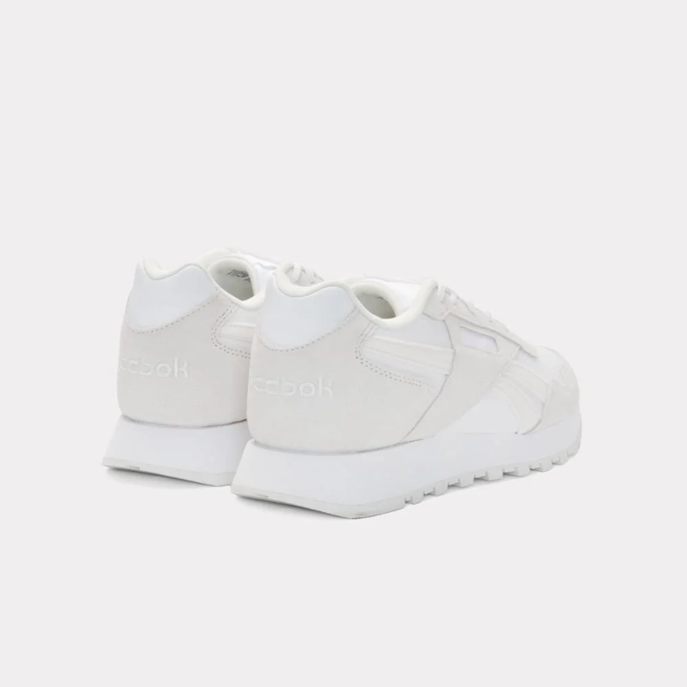 Reebok Footwear Women Reebok Glide Shoes WHITE/BARELY GREY/WHITE - Image 4