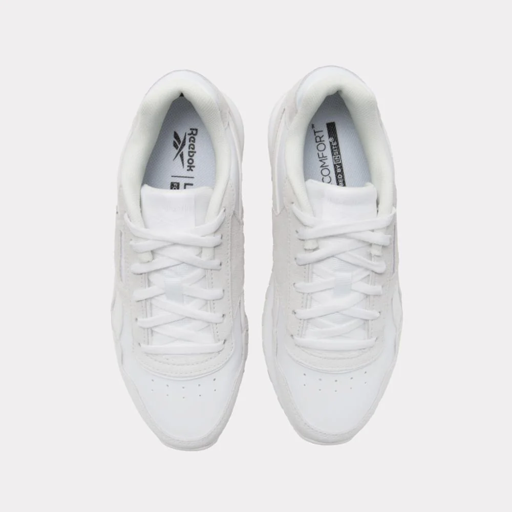 Reebok Footwear Women Reebok Glide Shoes WHITE/BARELY GREY/WHITE - Image 6