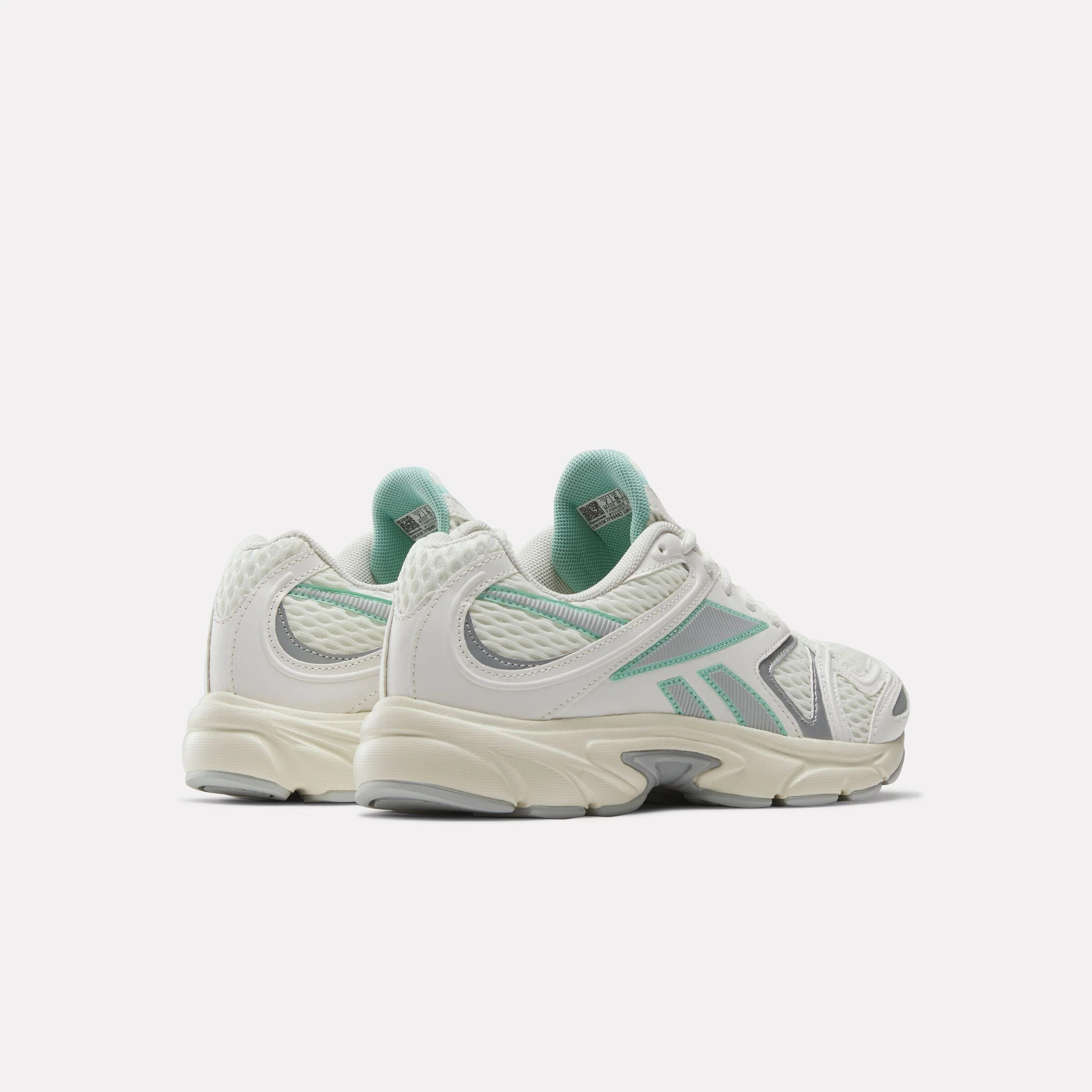 Reebok Footwear Women Reebok Premier Road Plus VI Shoes CHALK/GREY 1/GLITCH AQUA - Image 3