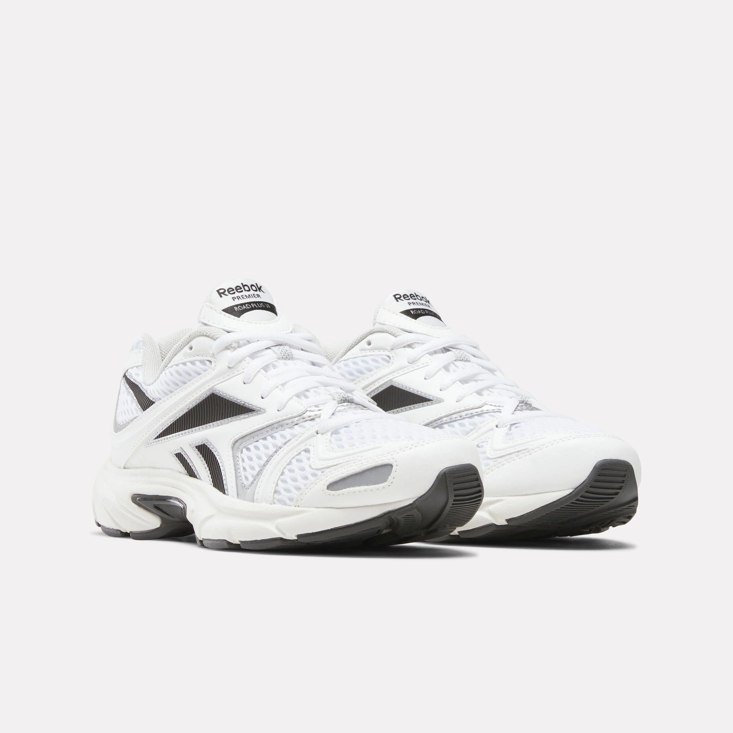 Reebok Footwear Women Reebok Premier Road Plus VI Shoes WHITE/WASHED BLACK/GREY 1 - Image 2