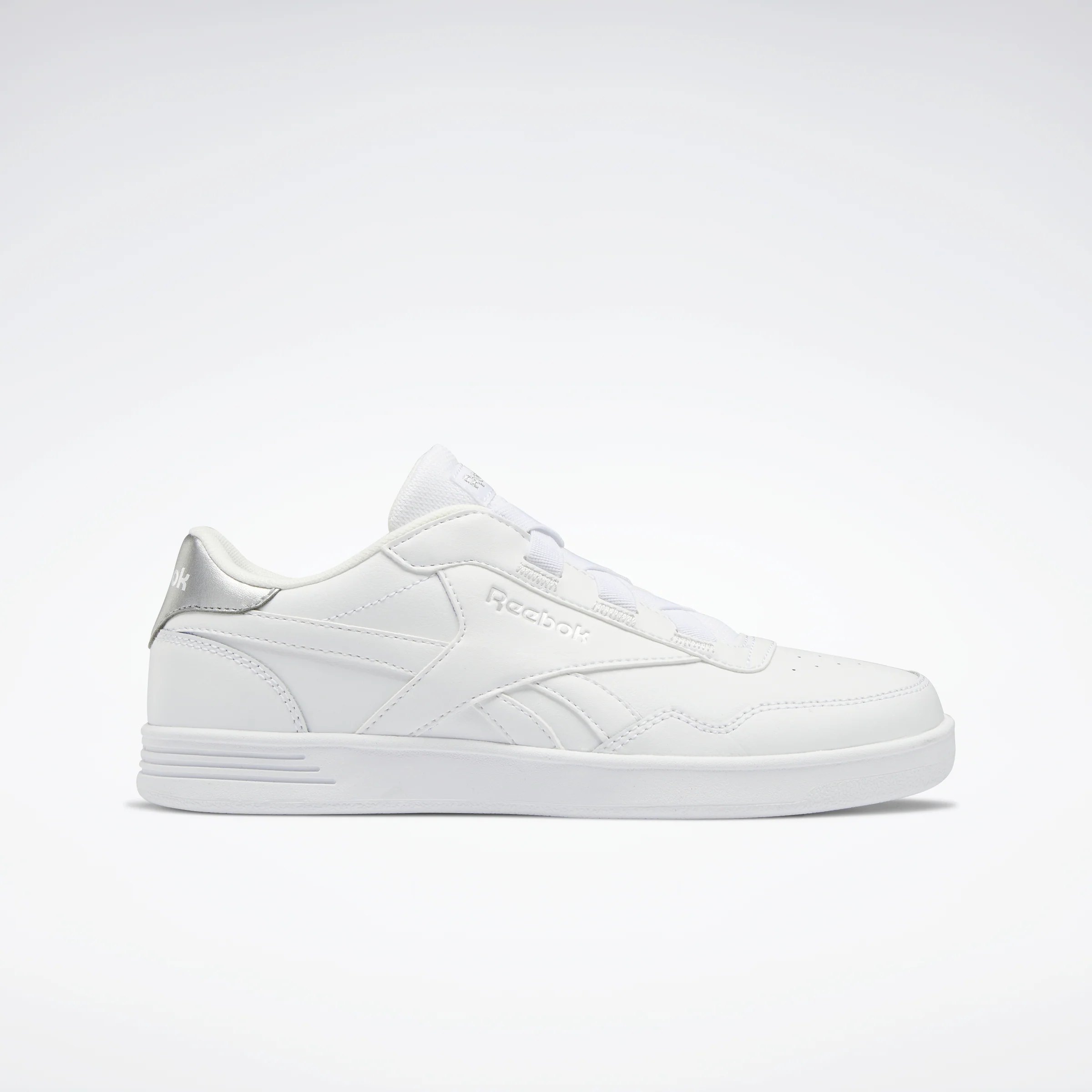 Reebok Footwear Women Reebok Royal Techque T Elastic Shoes White/Silver Met./White