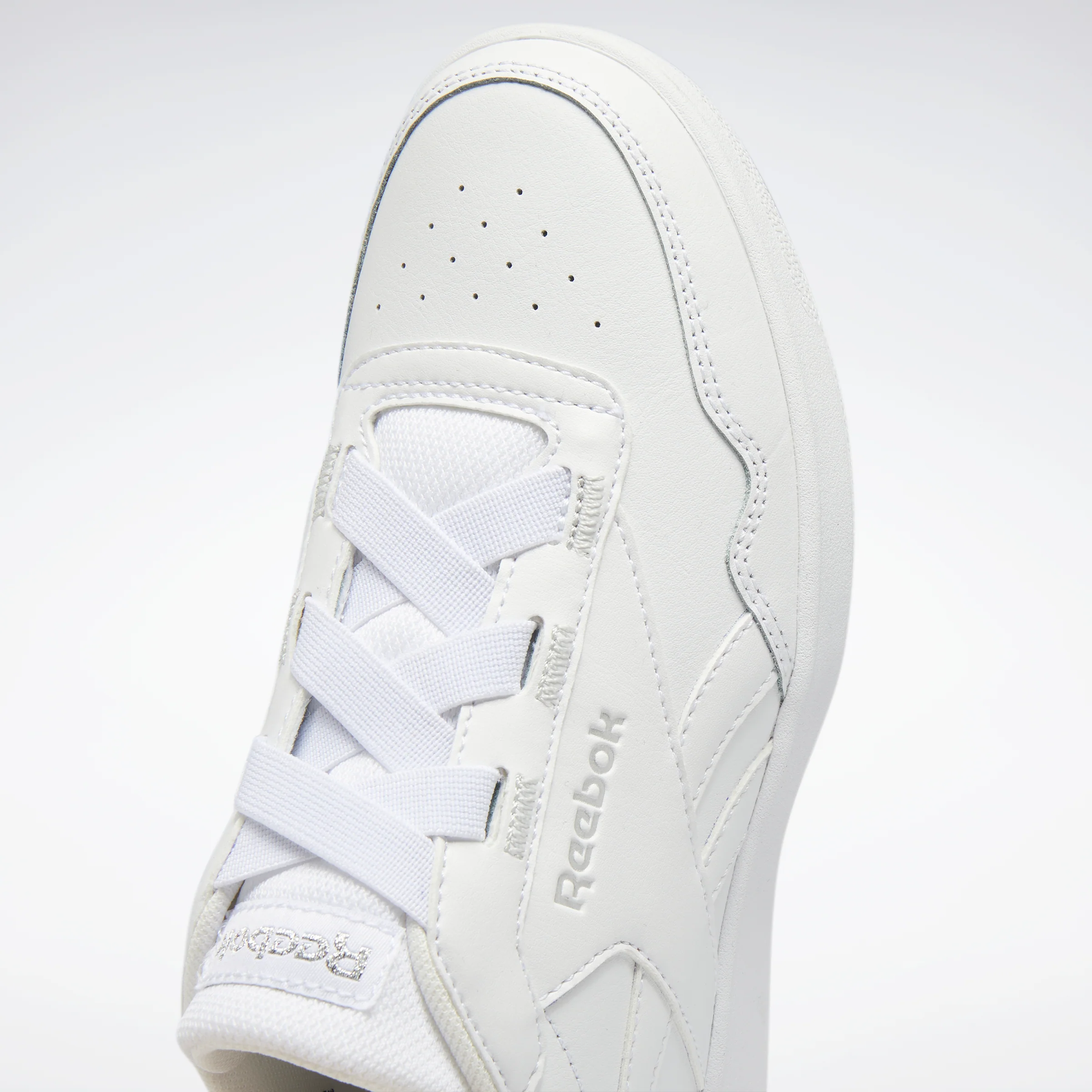 Reebok Footwear Women Reebok Royal Techque T Elastic Shoes White/Silver Met./White - Image 7
