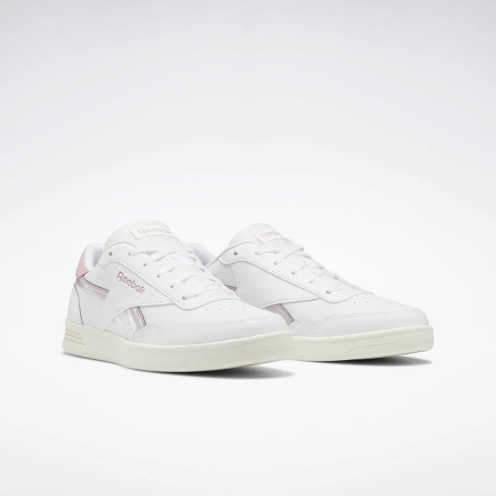 Reebok Footwear Women REEBOK ROYAL TECHQUE T FTWR WHT/INFUSED LILAC/CHALK - Image 3