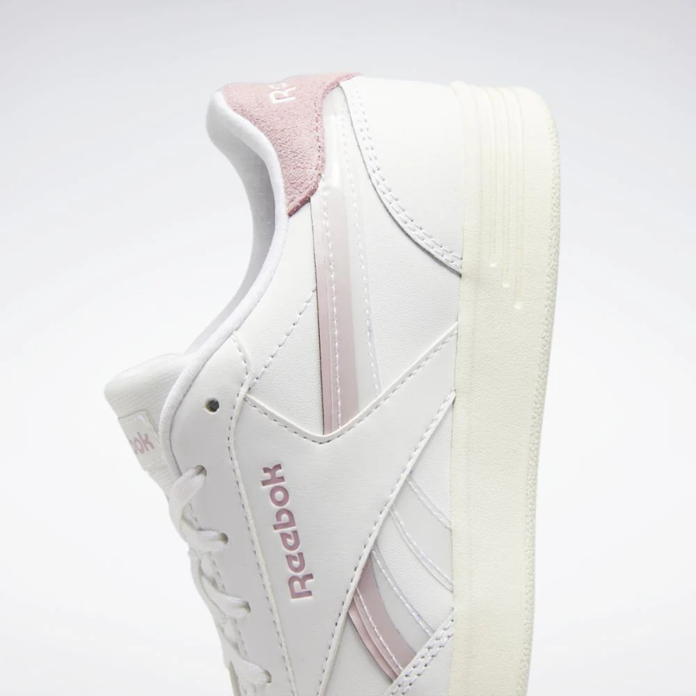 Reebok Footwear Women REEBOK ROYAL TECHQUE T FTWR WHT/INFUSED LILAC/CHALK - Image 7