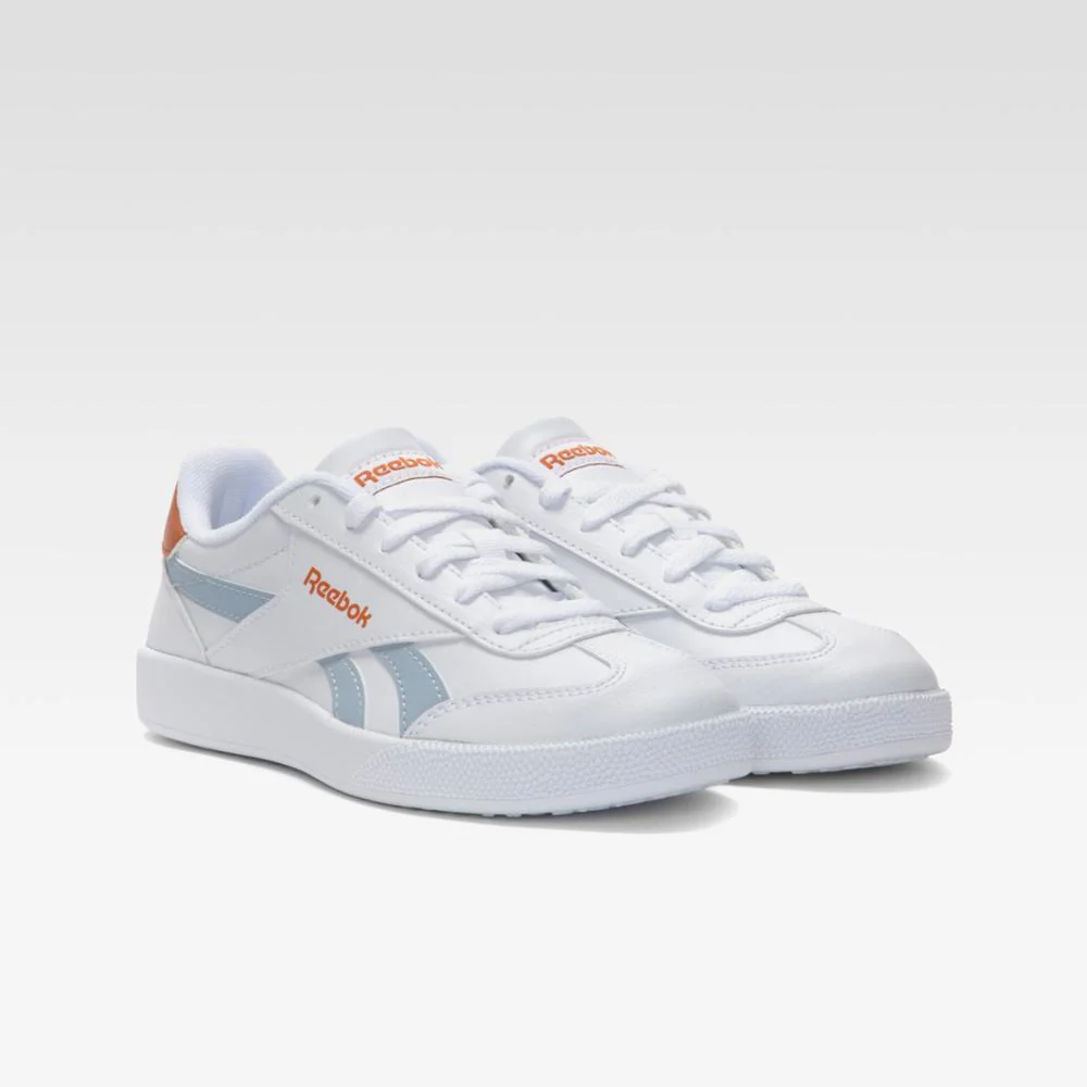Reebok Footwear Women Reebok Smash Edge Shoes WHITE/PALEBLUE/TERRACOTA - Image 2