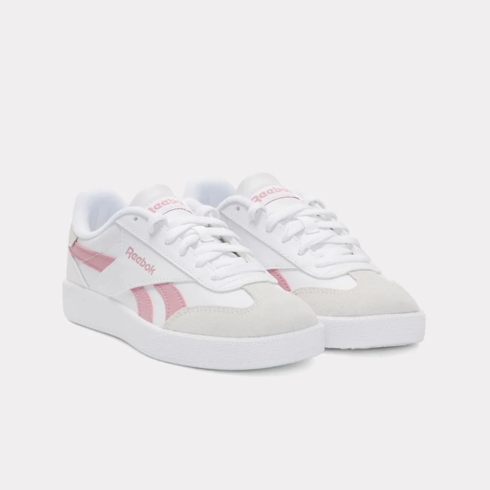 Reebok Footwear Women Reebok Smash Edge Shoes WHITE/PINK/WHITE - Image 3