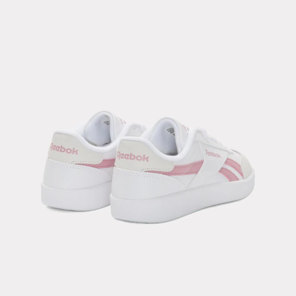 Reebok Footwear Women Reebok Smash Edge Shoes WHITE/PINK/WHITE - Image 4