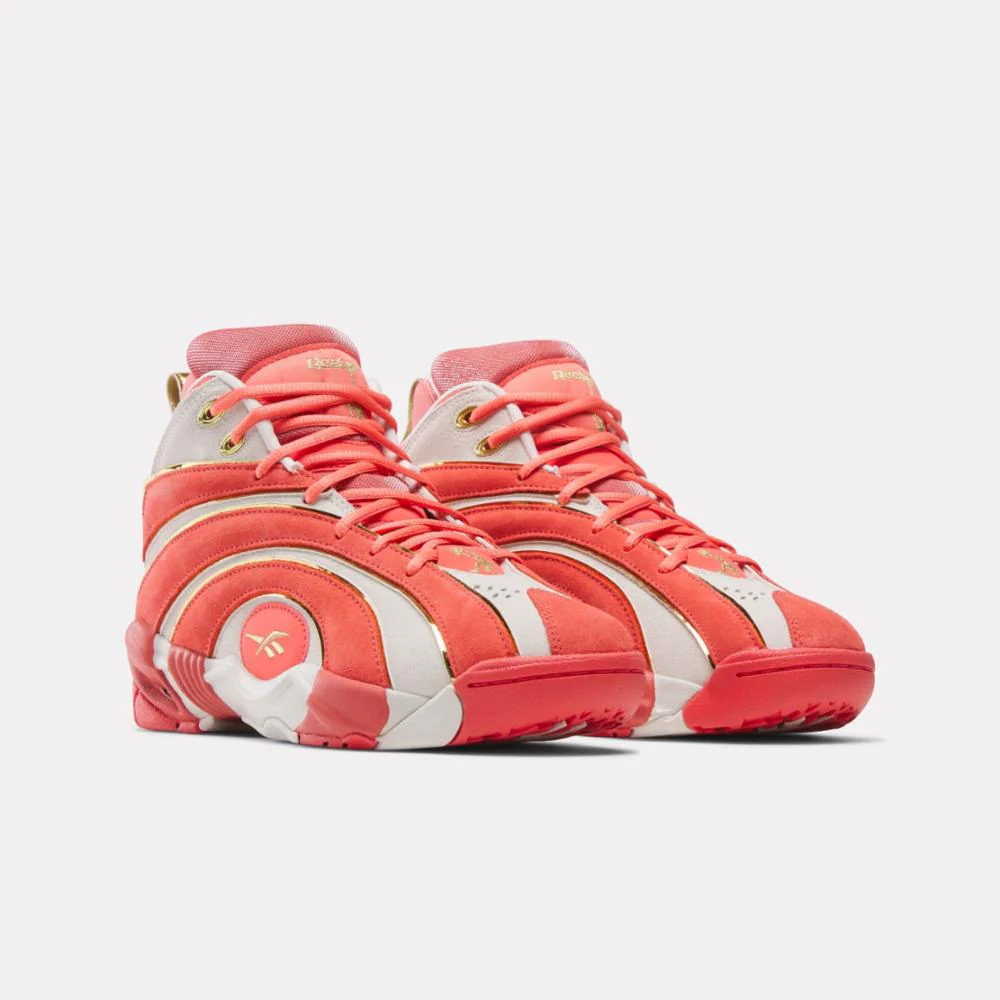 Reebok Footwear Women Reebok x Angel Reese Shaqnosis Shoes CHALK/SUNSETCORAL/CHALK - Image 2