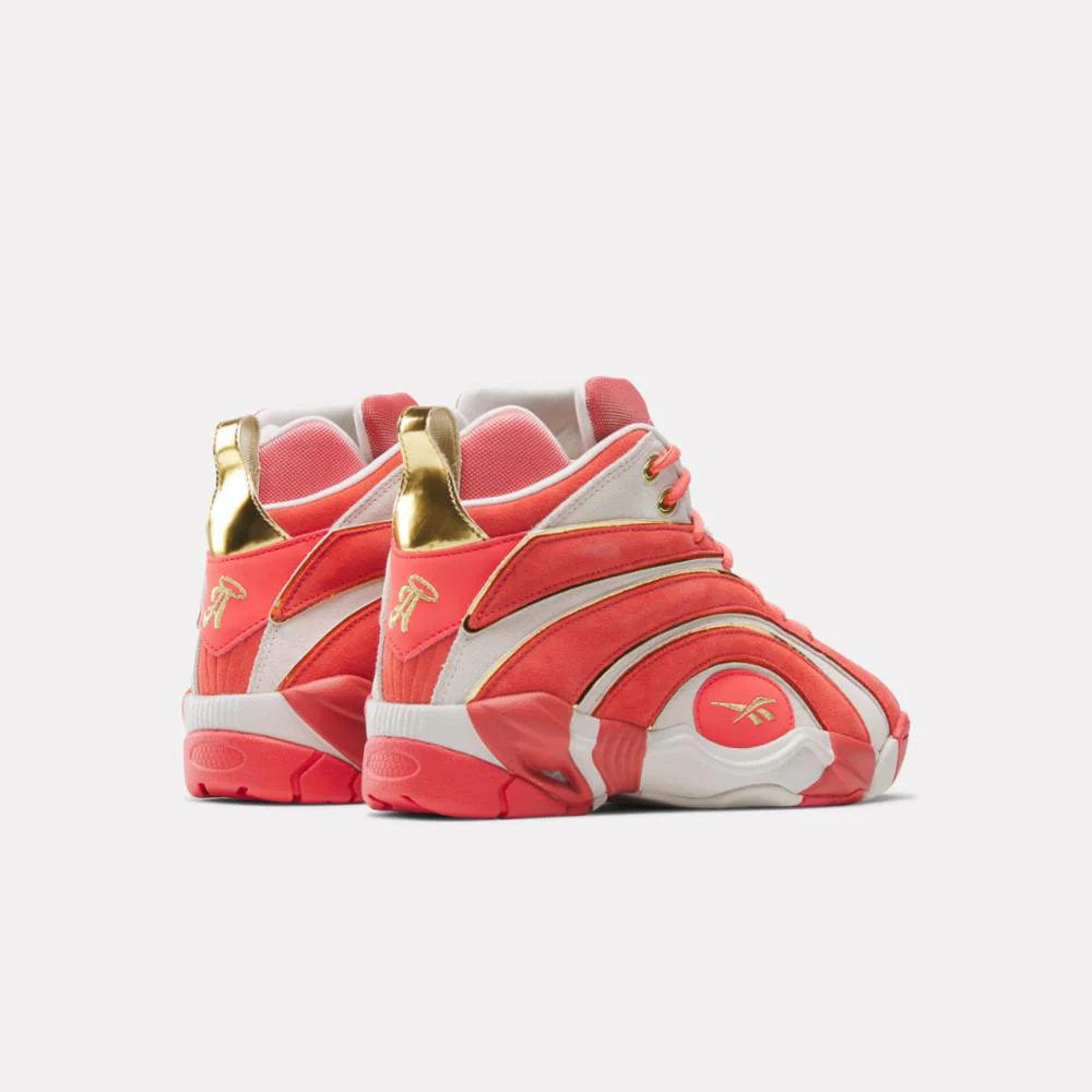 Reebok Footwear Women Reebok x Angel Reese Shaqnosis Shoes CHALK/SUNSETCORAL/CHALK - Image 3