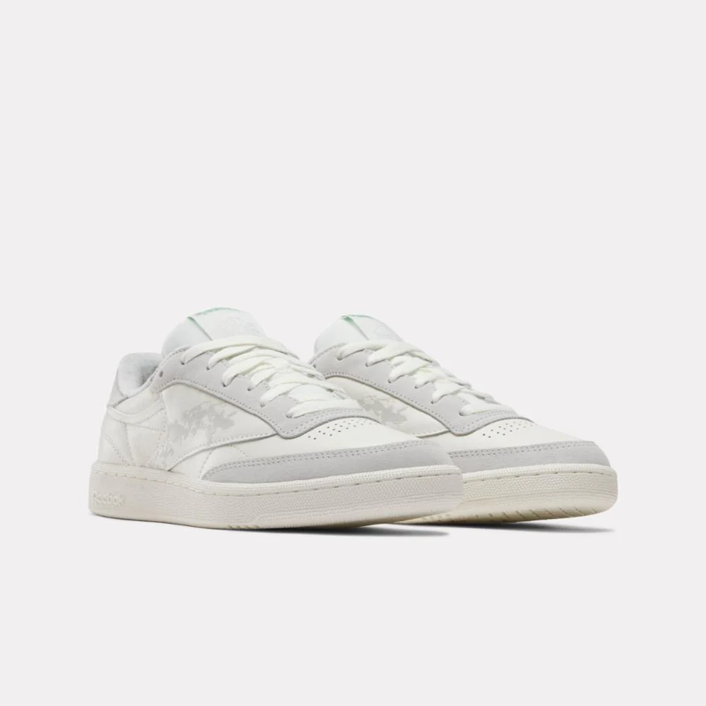 Reebok Footwear Women Reebok x Friends With Animals Club C 85 Shoes CHALK/CHALK/GLEGRN - Image 2