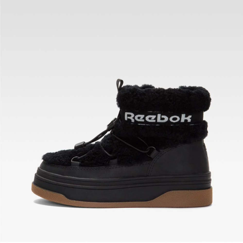 Reebok Footwear Women Rima Shearling Short Boots BLACK - Image 2