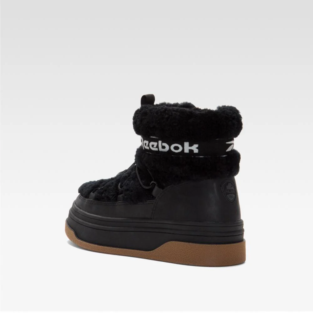 Reebok Footwear Women Rima Shearling Short Boots BLACK - Image 4