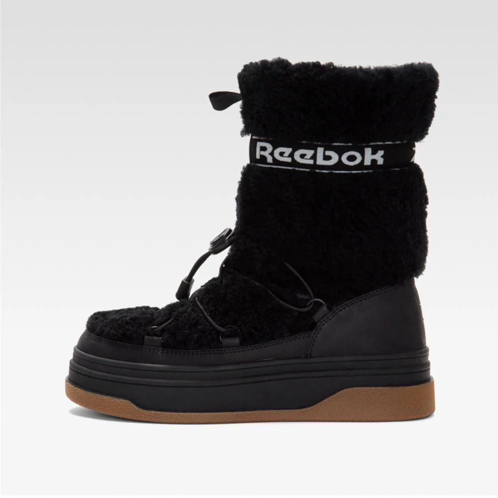 Reebok Footwear Women Rima Shearling Tall Boots HI BLACK - Image 2