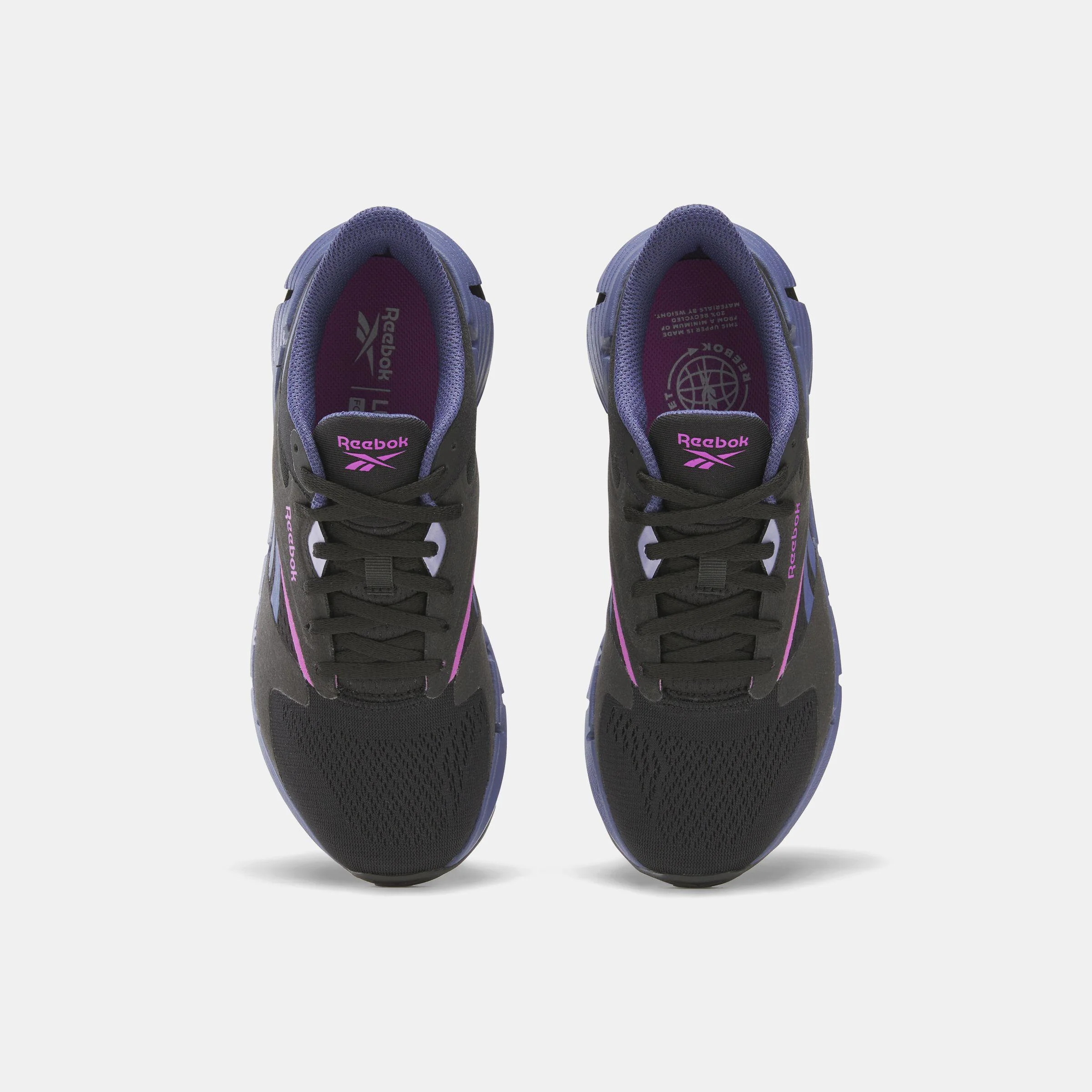 Reebok Footwear Women Zig Dynamica 5 Shoes BLACK/TWILIGHTBLUE/PURPLERAVE - Image 5