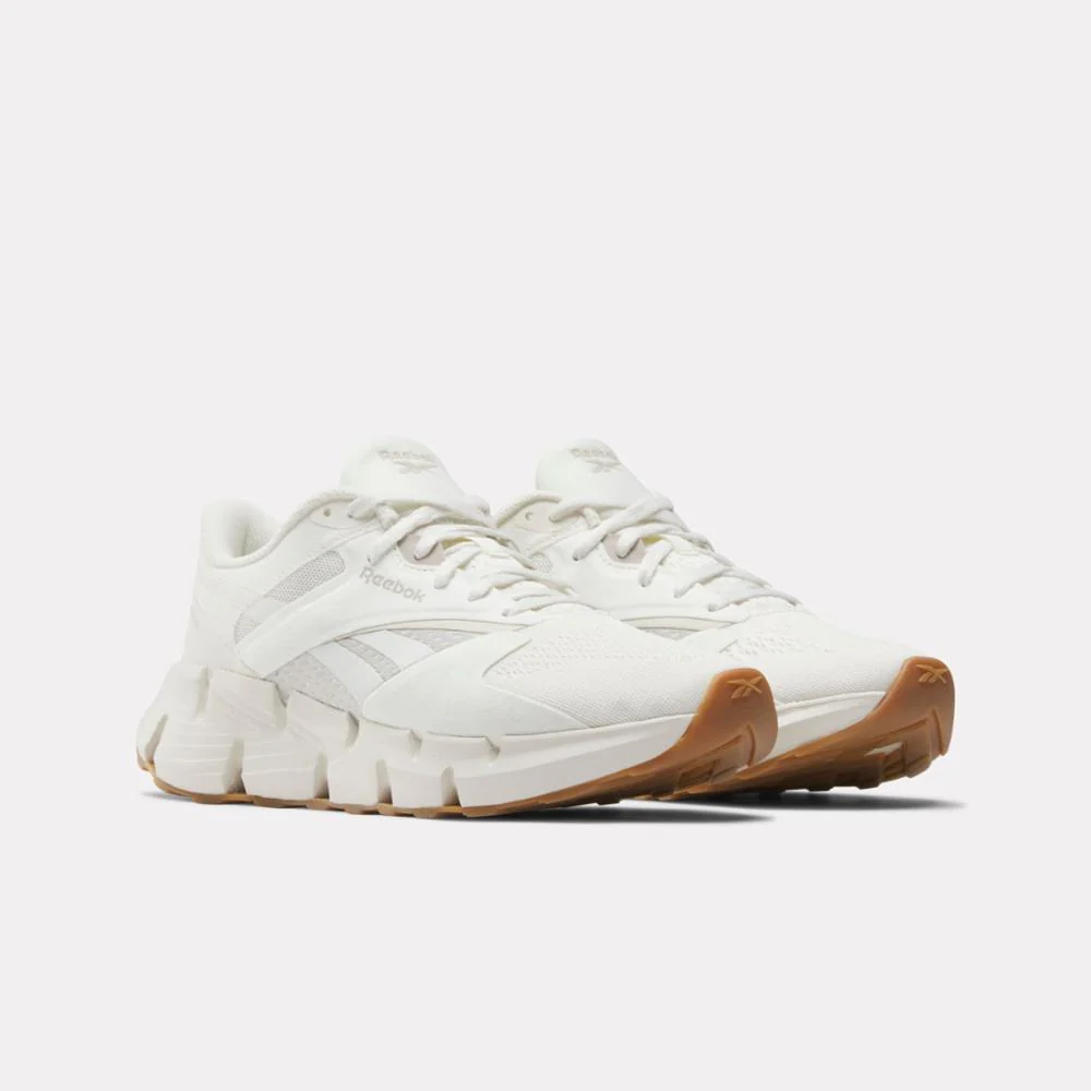 Reebok Footwear Women Zig Dynamica 5 Shoes CHALK/MOONST/BON - Image 2