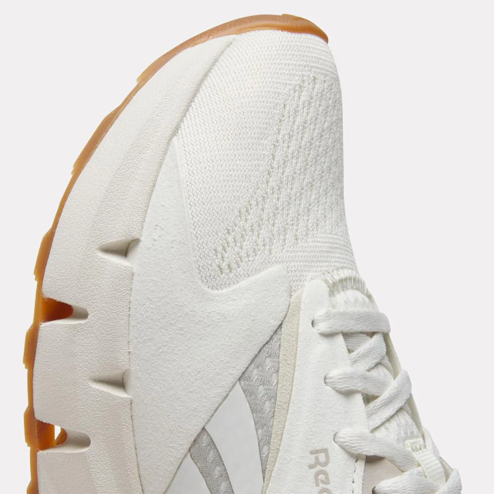 Reebok Footwear Women Zig Dynamica 5 Shoes CHALK/MOONST/BON - Image 6