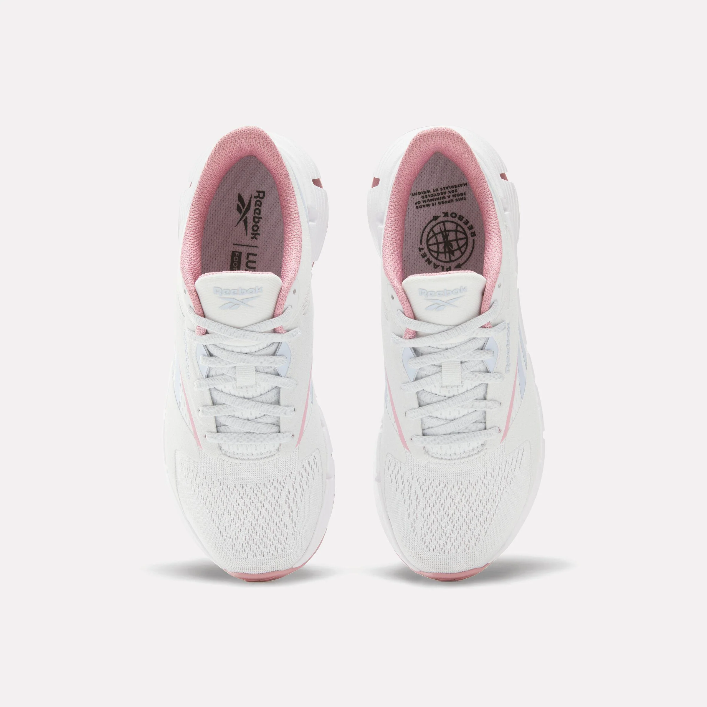 Reebok Footwear Women Zig Dynamica 5 Shoes MOON/WHITE/DUSTYROSE - Image 5