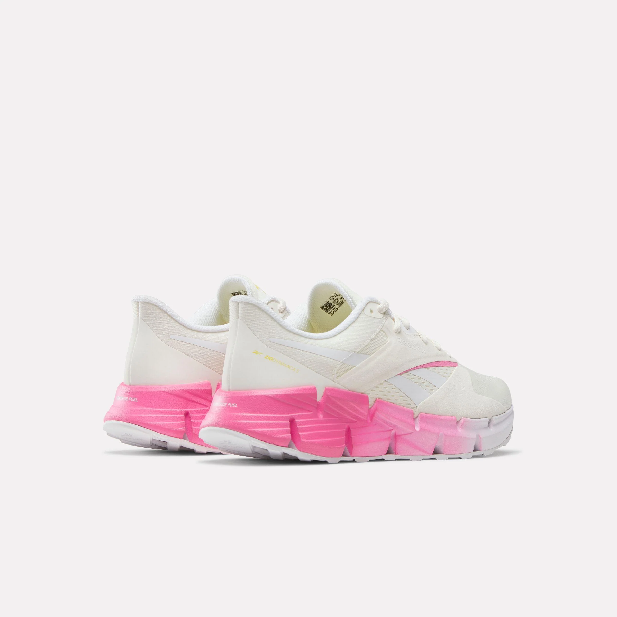 Reebok Footwear Women Zig Dynamica 5 Shoes VINTGCHALK/WHITE/TRUPINK - Image 3