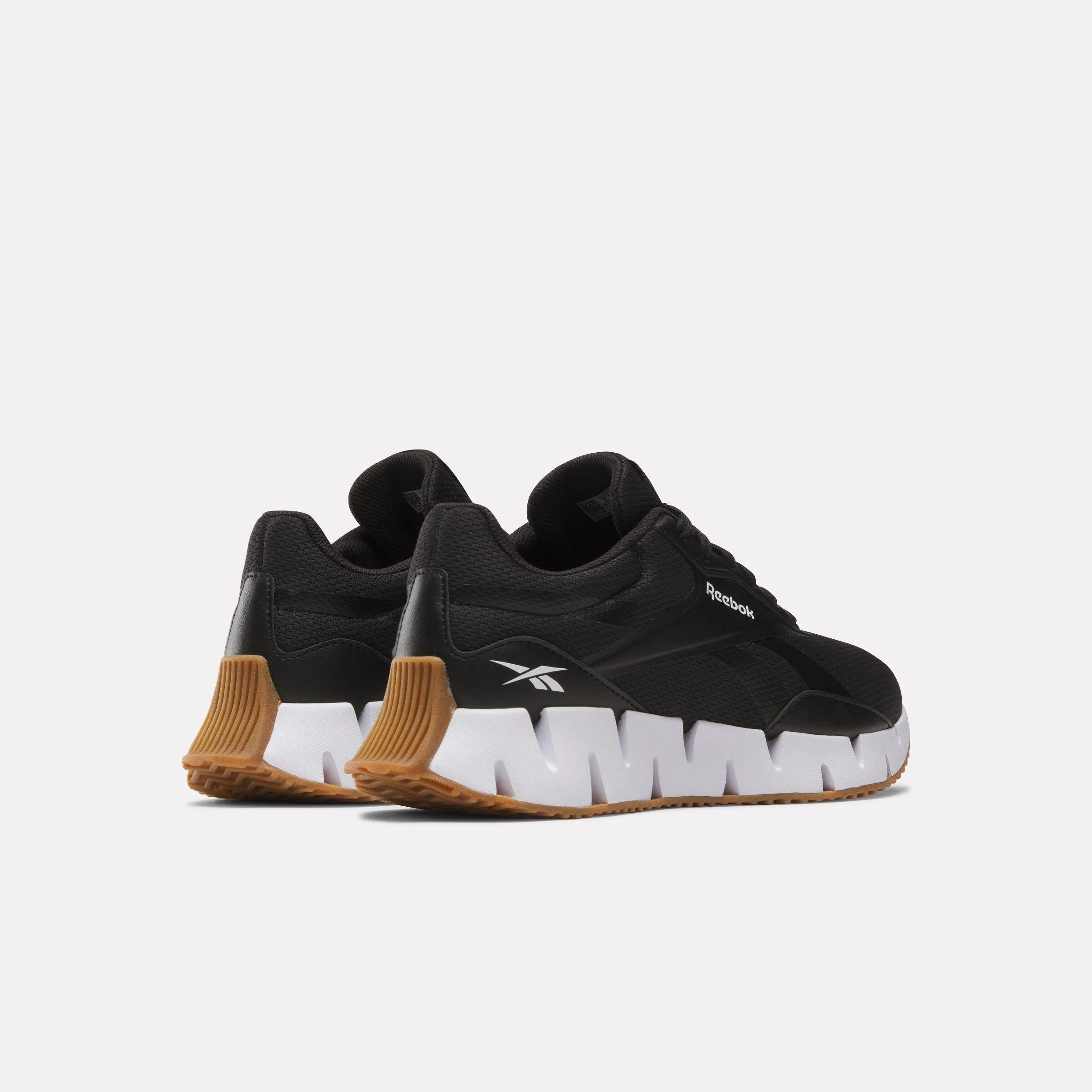 Reebok Footwear Women Zig Dynamica STR Shoes BLACK/WHITE/SLVMT - Image 3