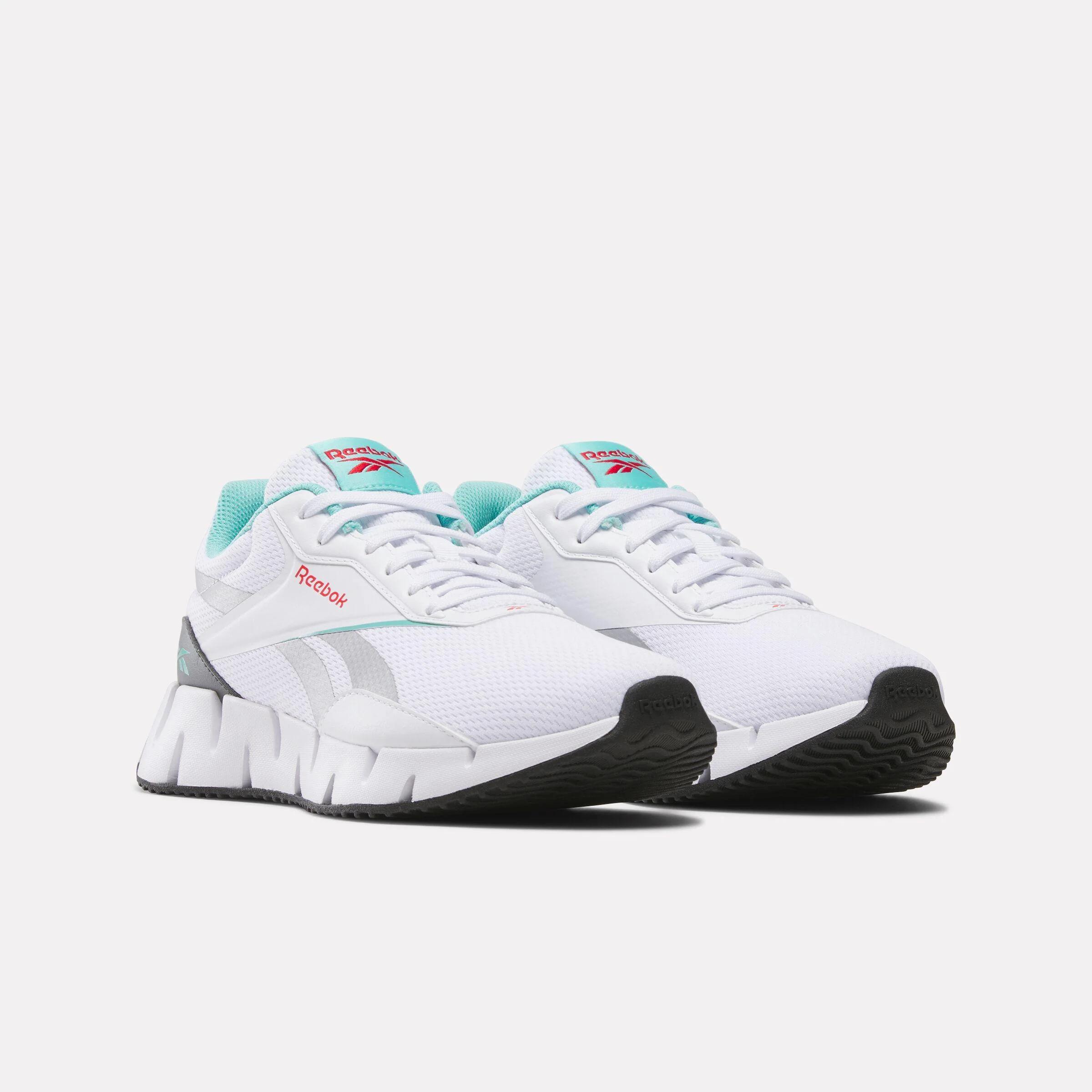 Reebok Footwear Women Zig Dynamica STR Shoes FTWWHITE/AIAQUA/GREY5 - Image 2