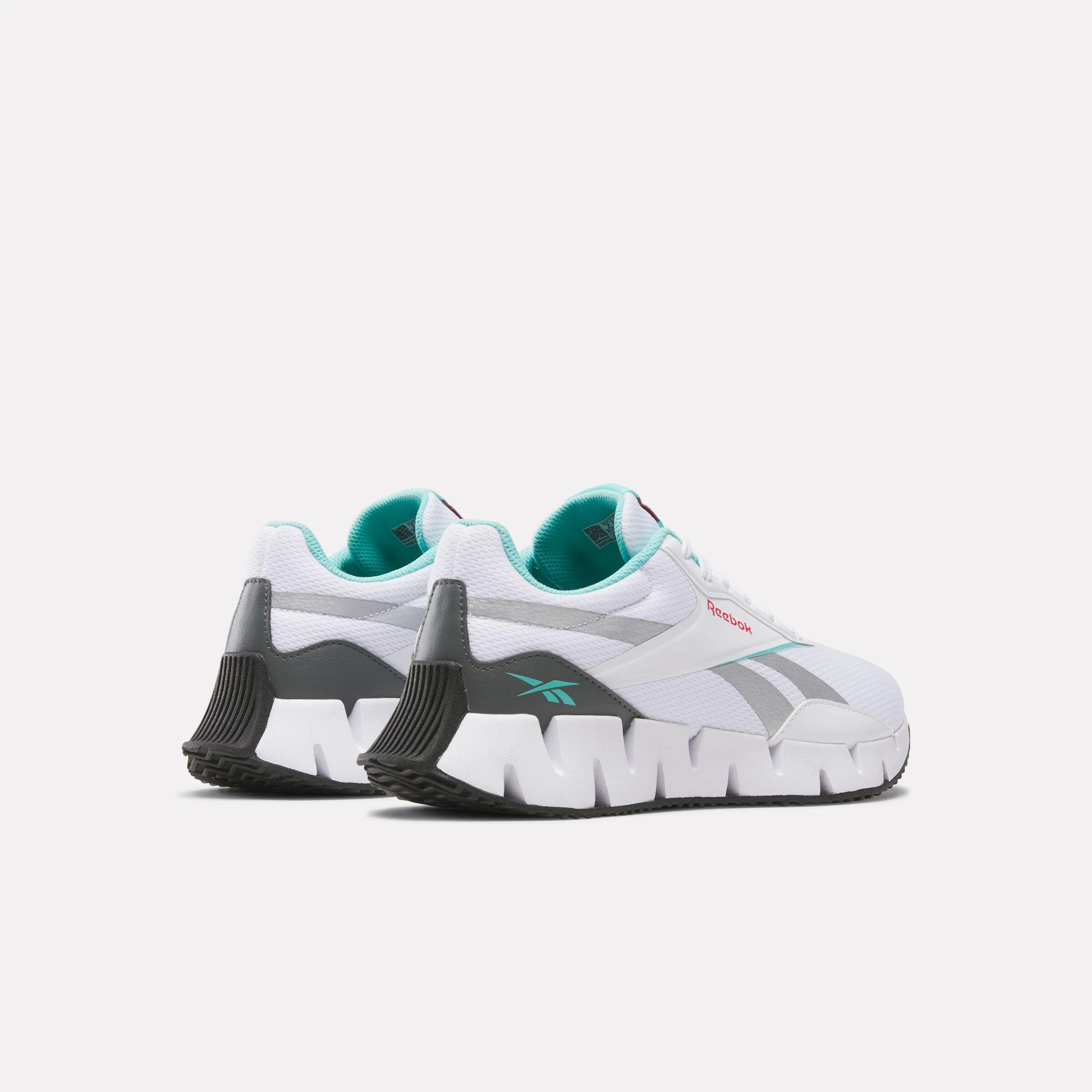 Reebok Footwear Women Zig Dynamica STR Shoes FTWWHITE/AIAQUA/GREY5 - Image 3