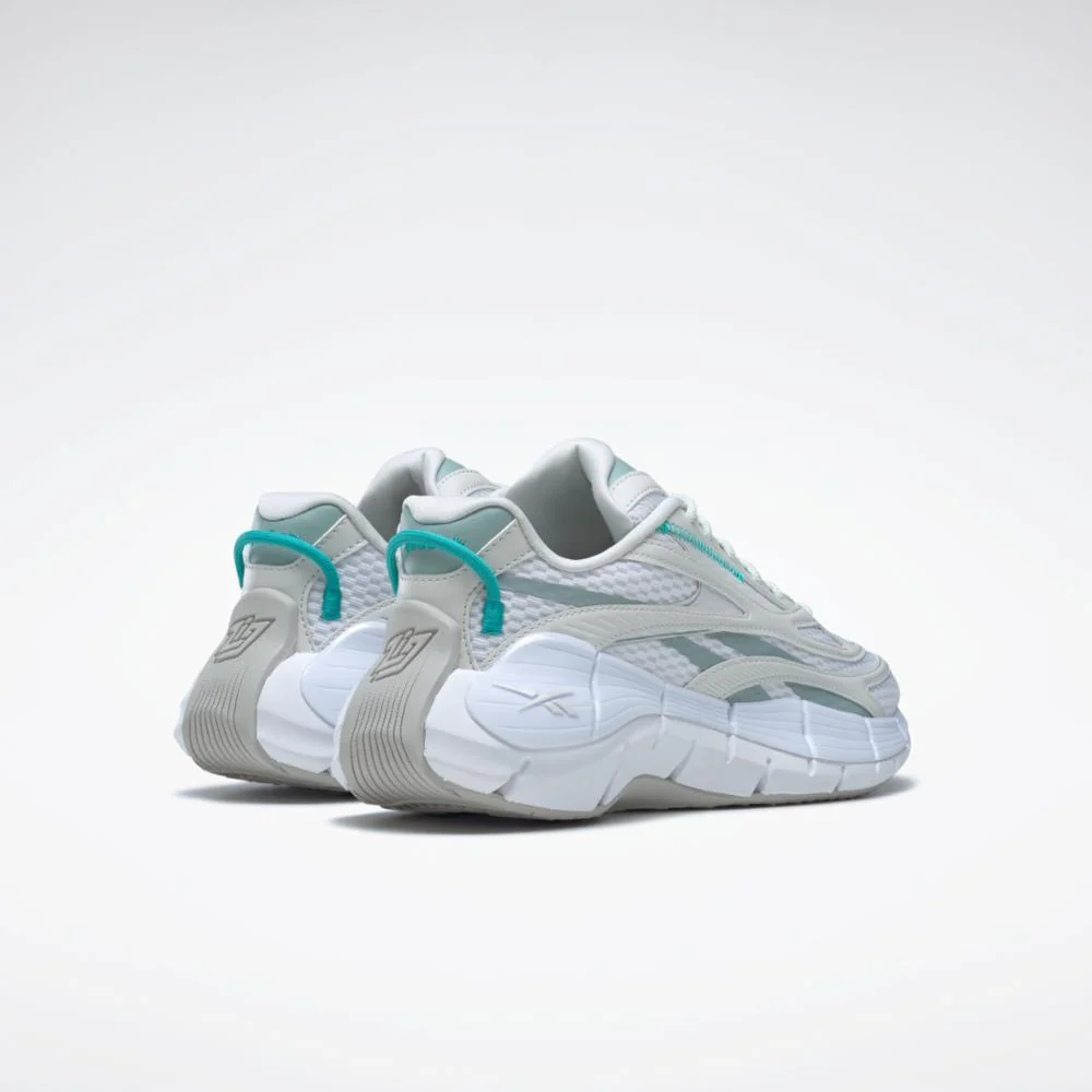 Reebok Footwear Women Zig Kinetica 2.5 Shoes FTWR WHT/PURE GREY 1/SEASIDE G - Image 4